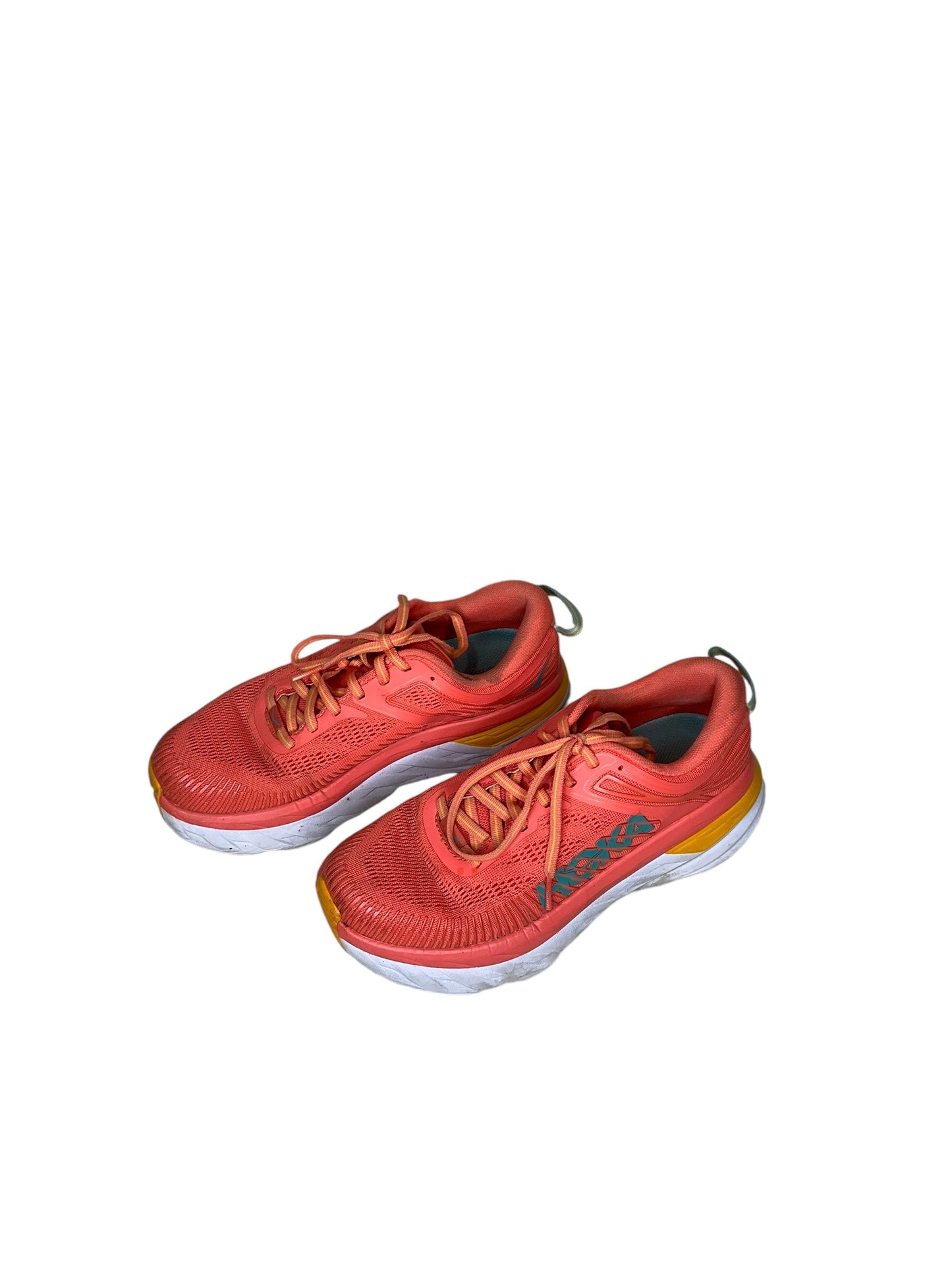 Shoes Athletic By Hoka In Orange, Size: 7.5