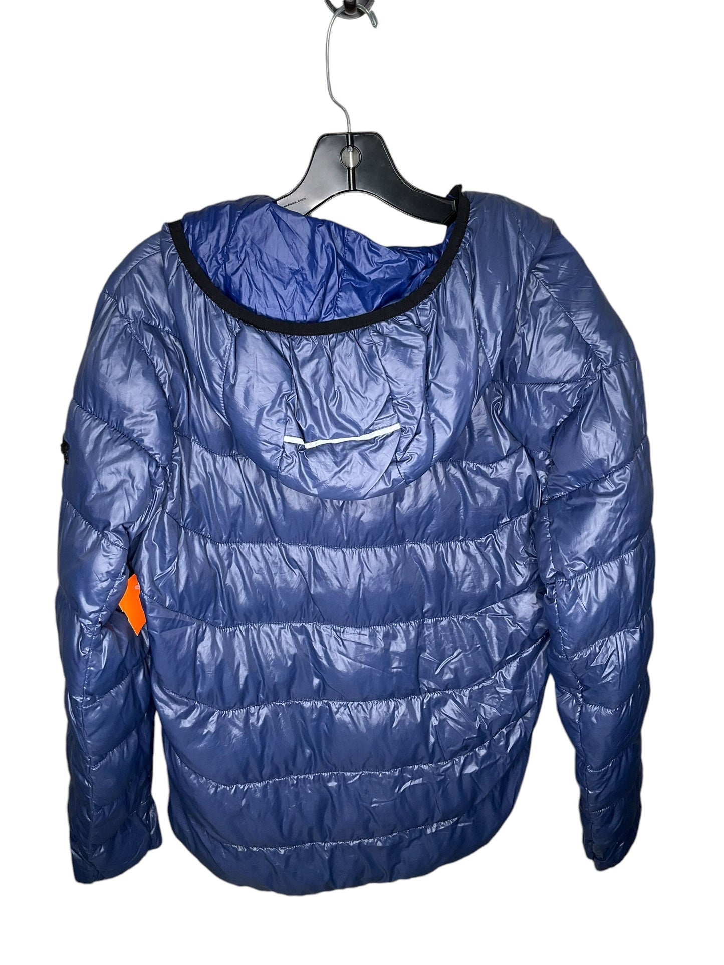 Jacket Puffer & Quilted By Michael Kors In Blue, Size: S