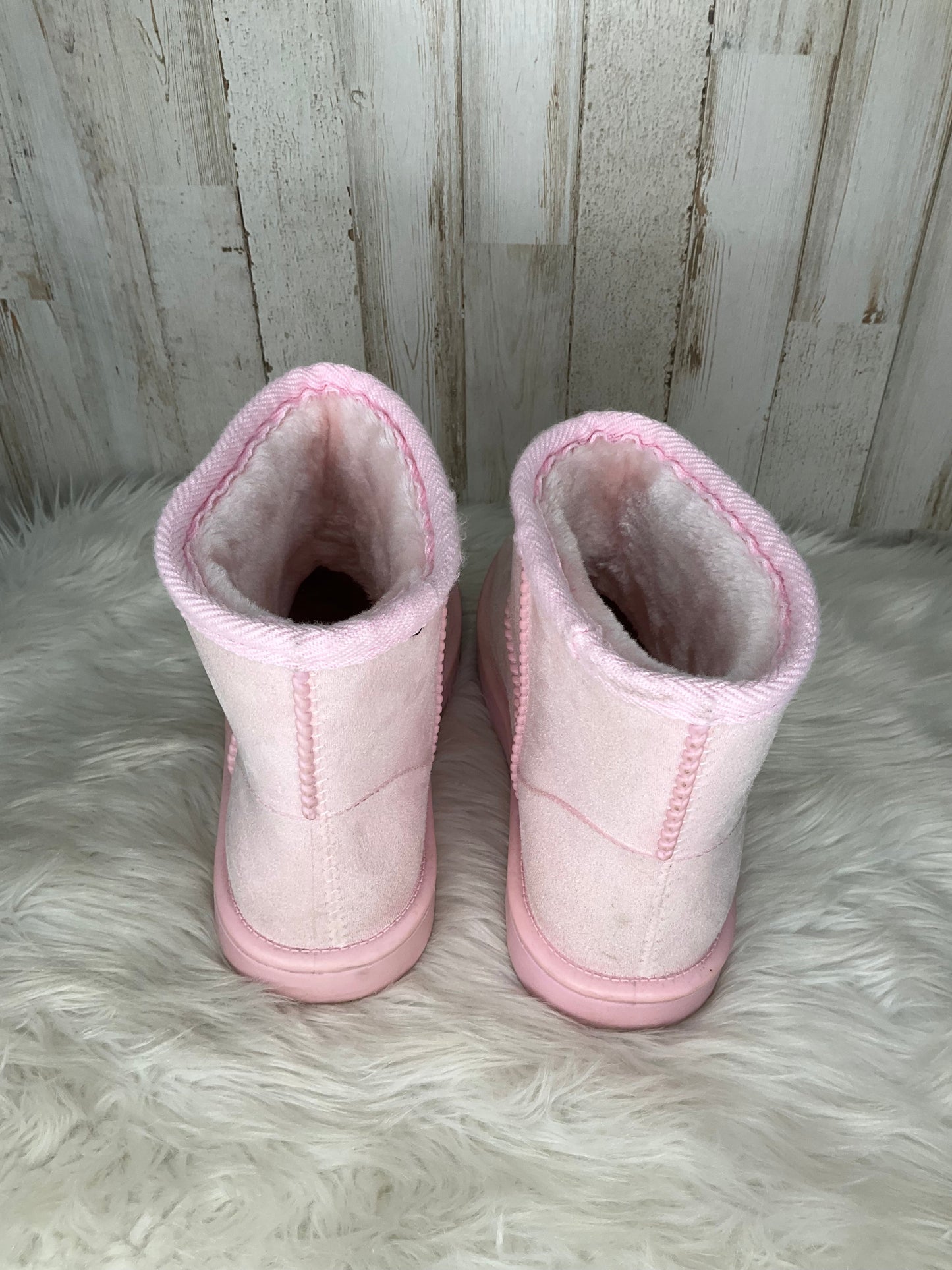 Boots Snow By Clothes Mentor In Pink, Size: 9