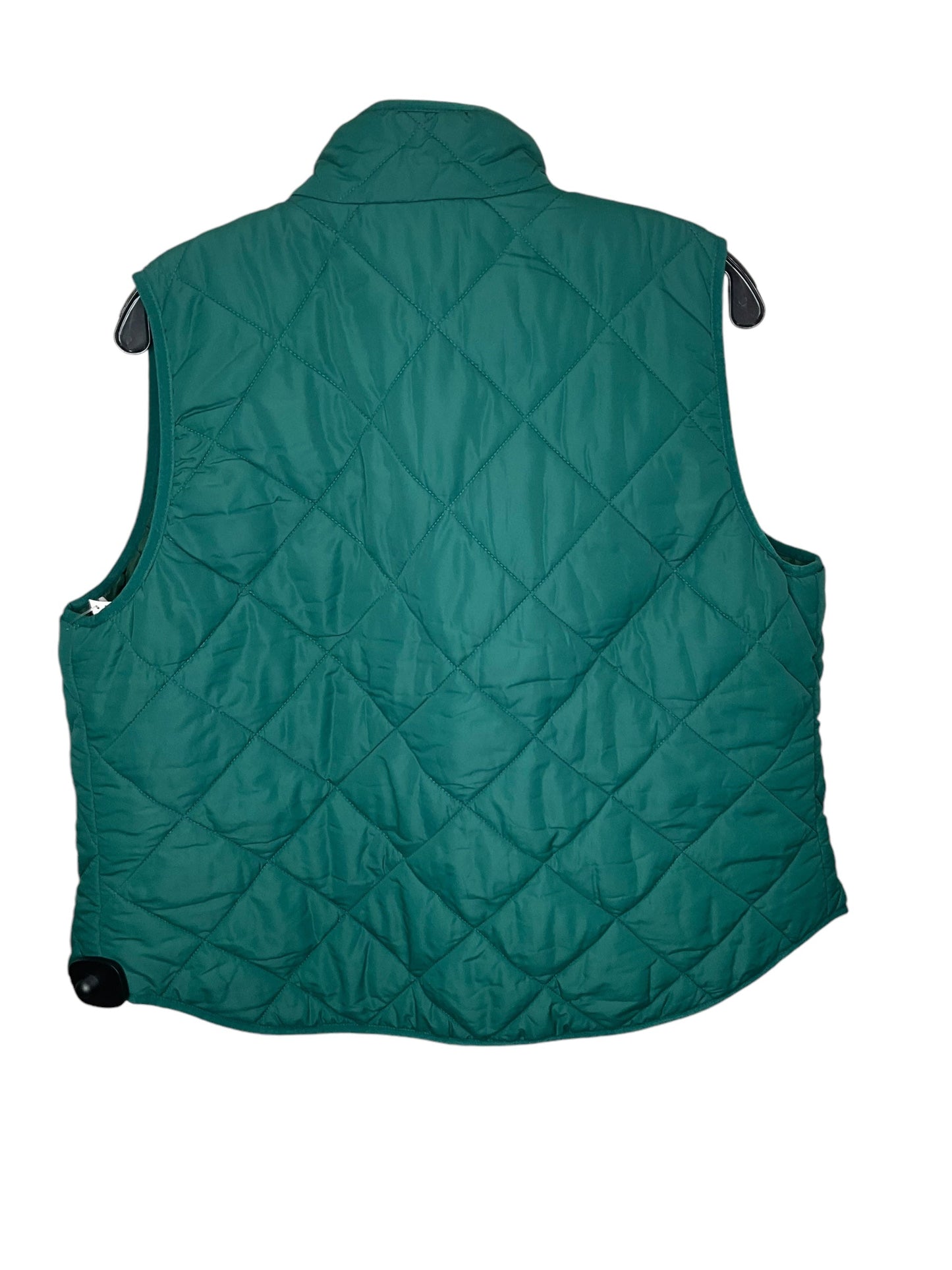 Vest Puffer & Quilted By Clothes Mentor In Green, Size: Xl