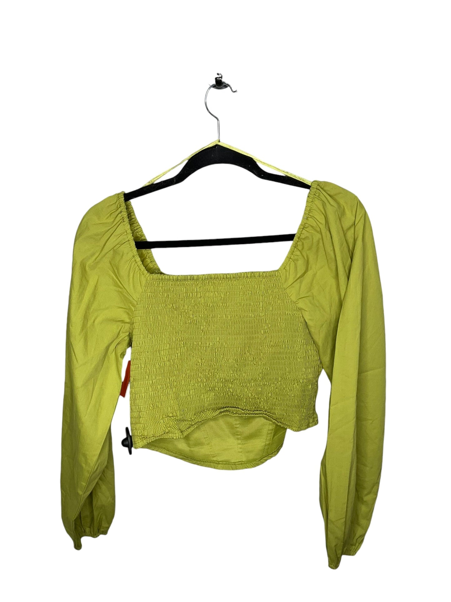 Top Long Sleeve By Clothes Mentor In Green, Size: L