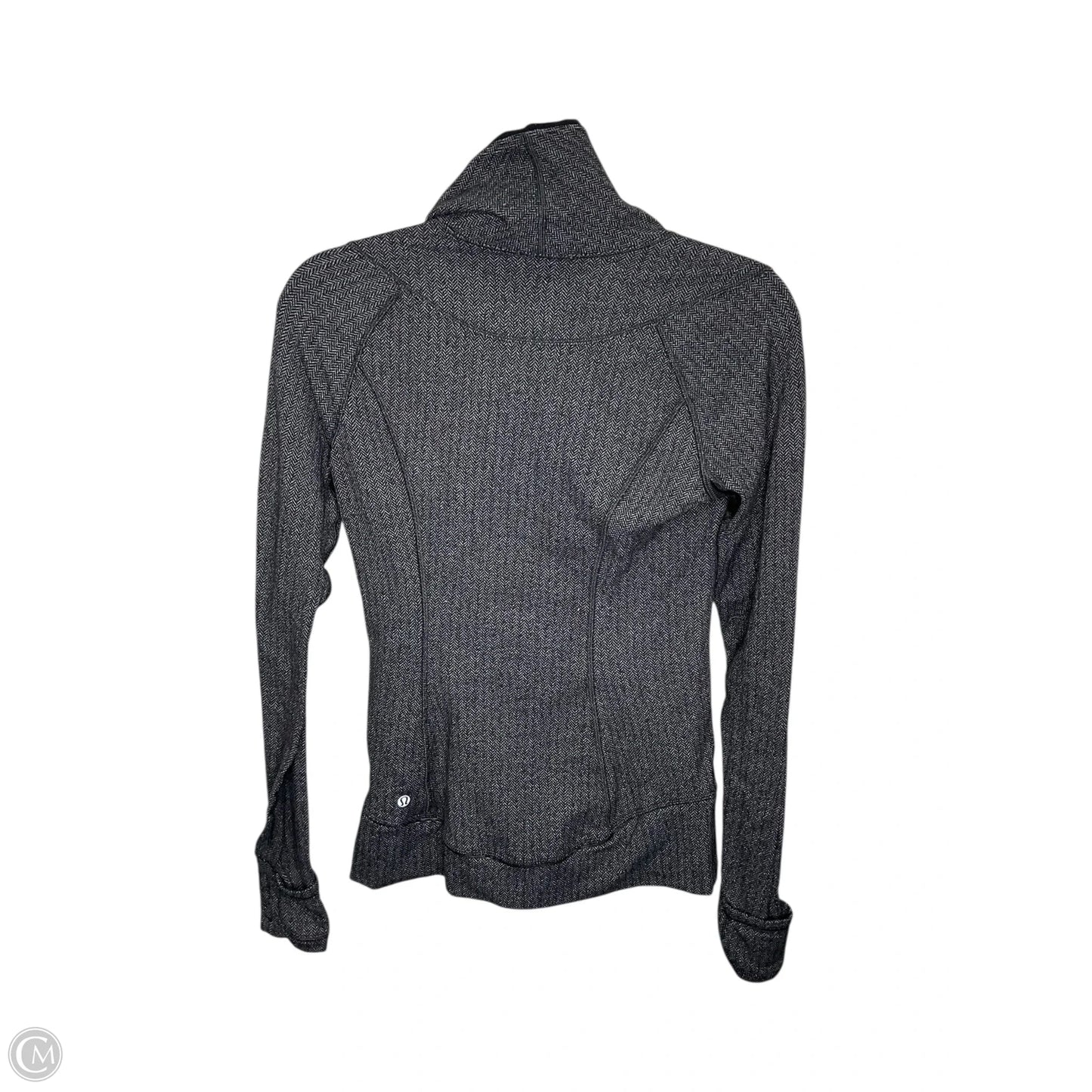 Athletic Jacket By Lululemon In Grey, Size: 2