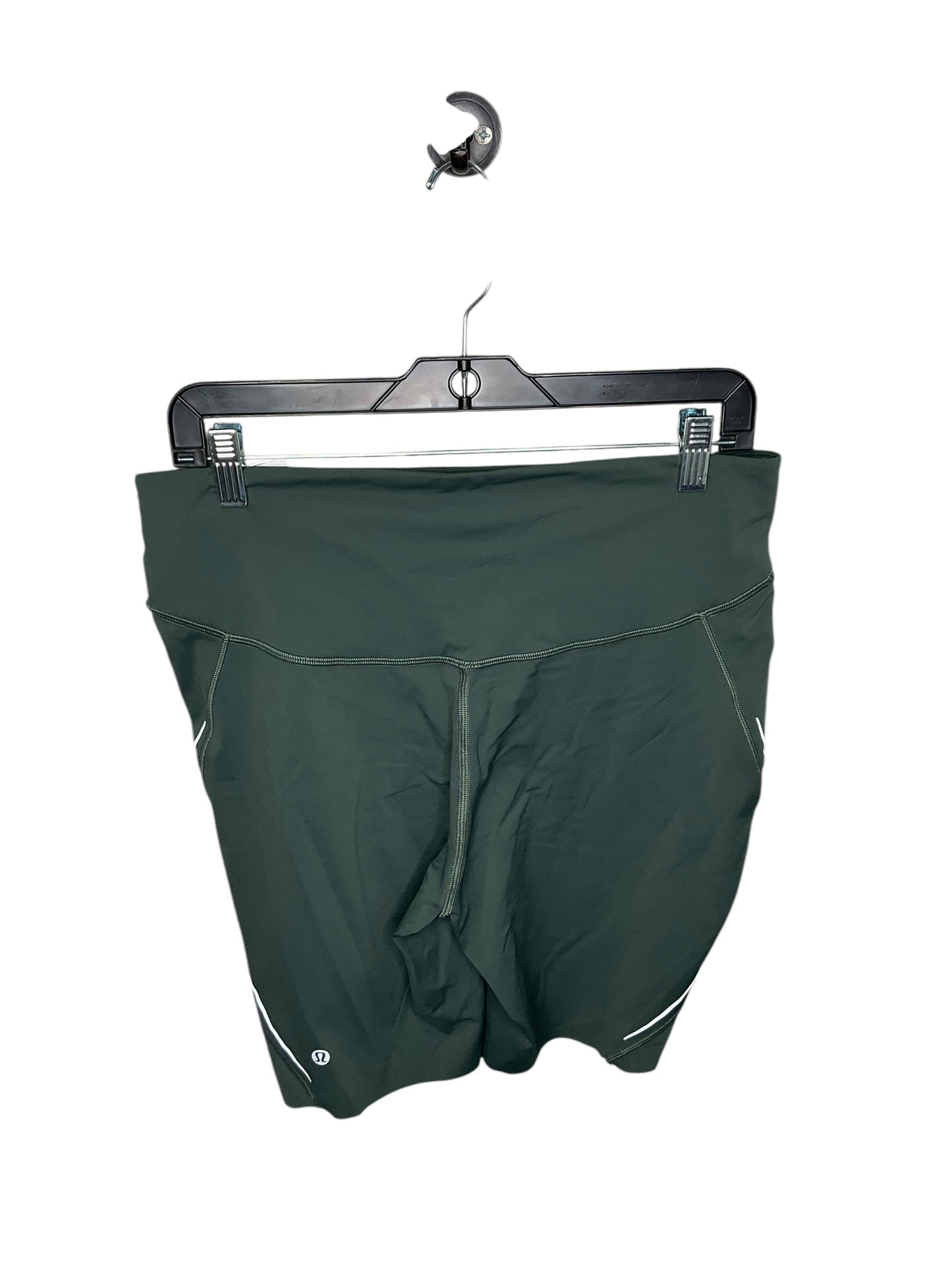 Athletic Shorts By Lululemon In Green, Size: 12