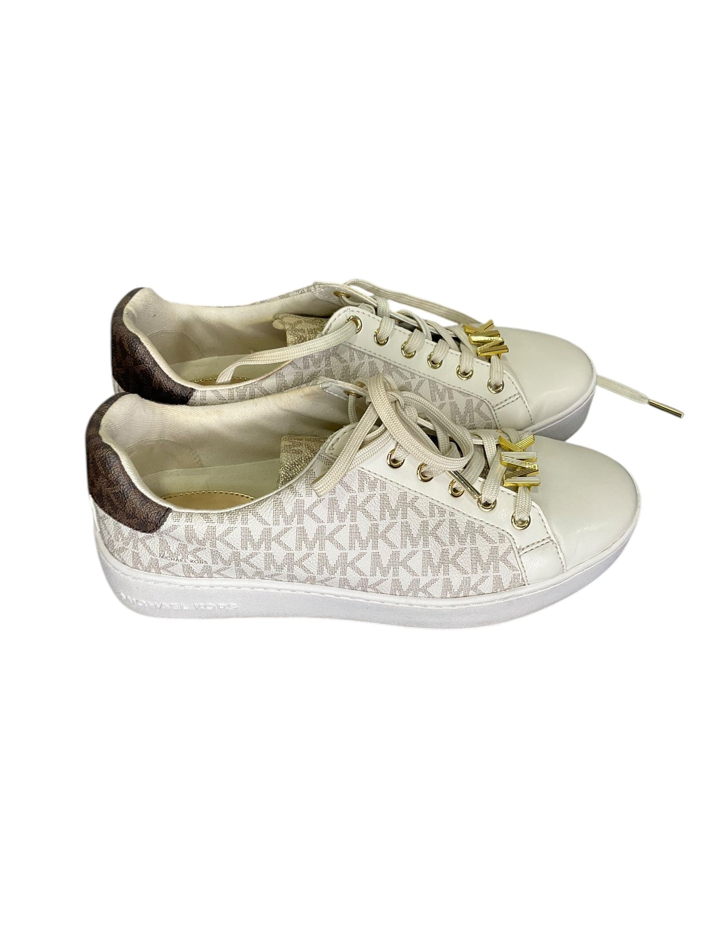 Shoes Sneakers By Michael Kors In Cream, Size: 7.5