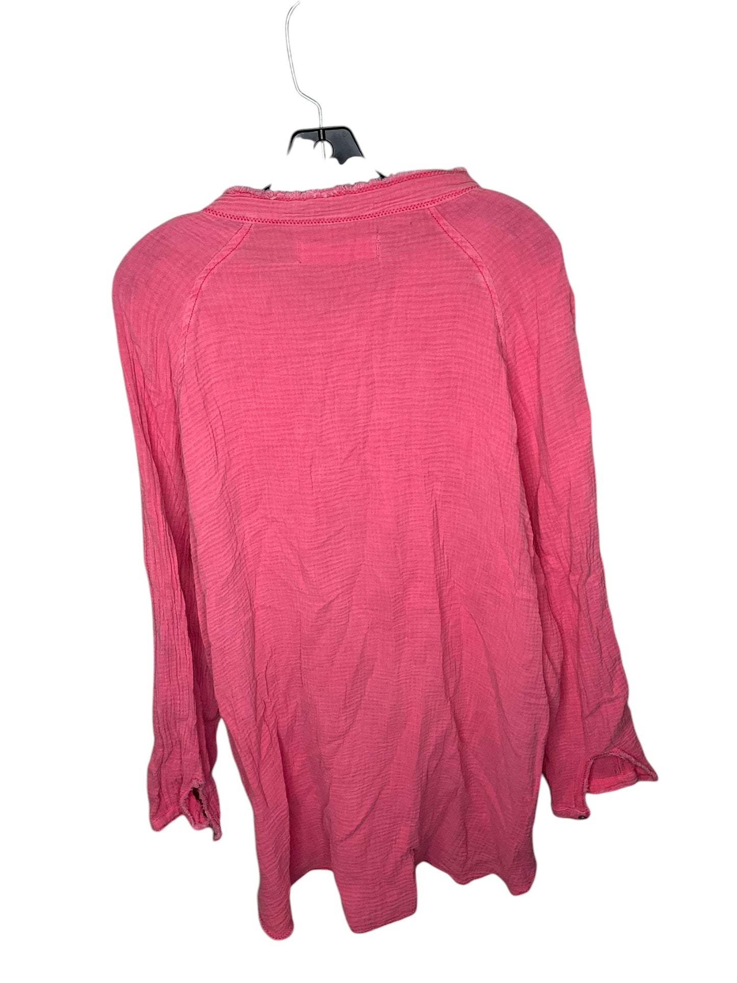 Top Long Sleeve By We The Free In Pink, Size: Xl