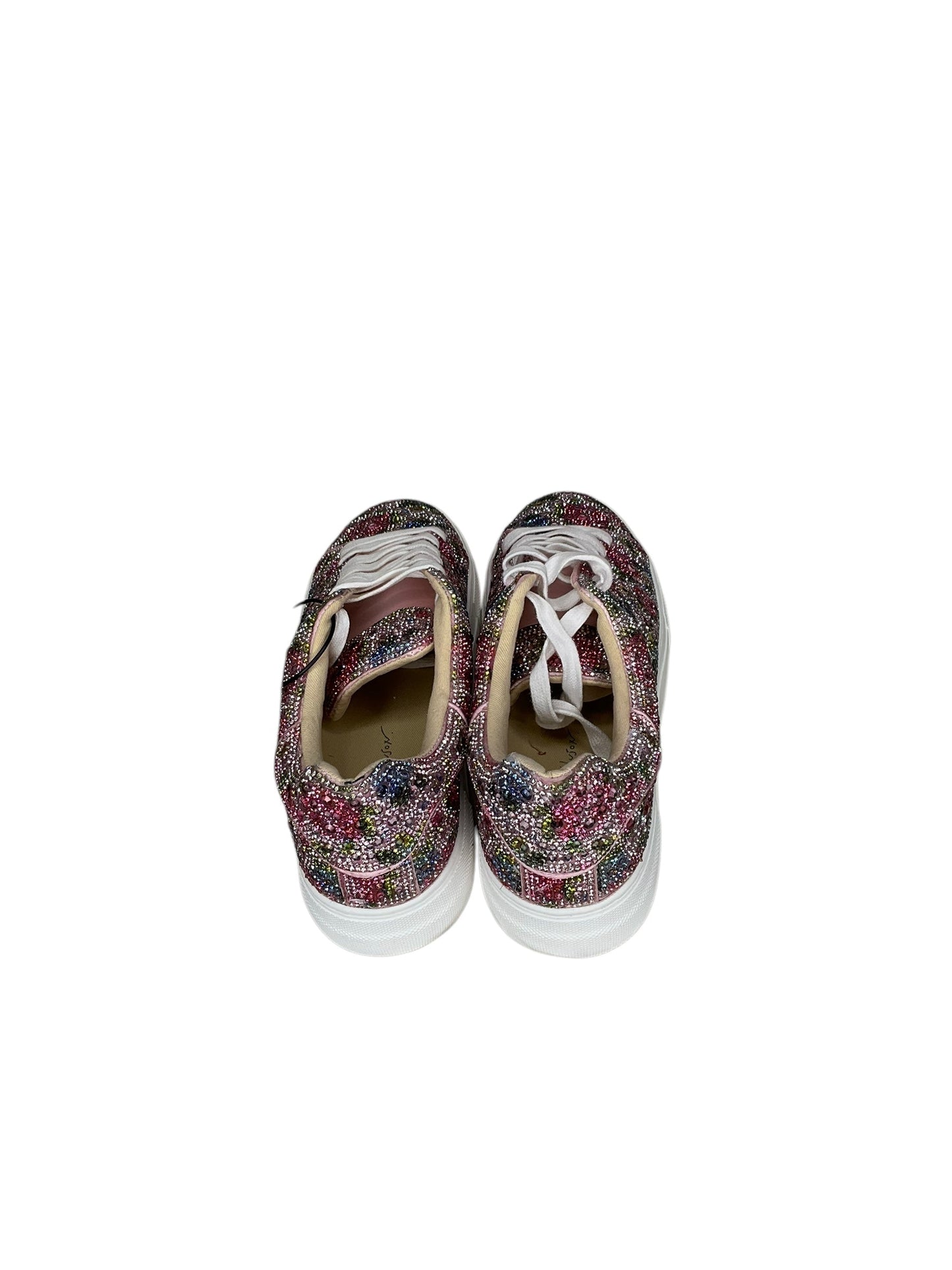 Shoes Sneakers By Betsey Johnson In Pink, Size: 8