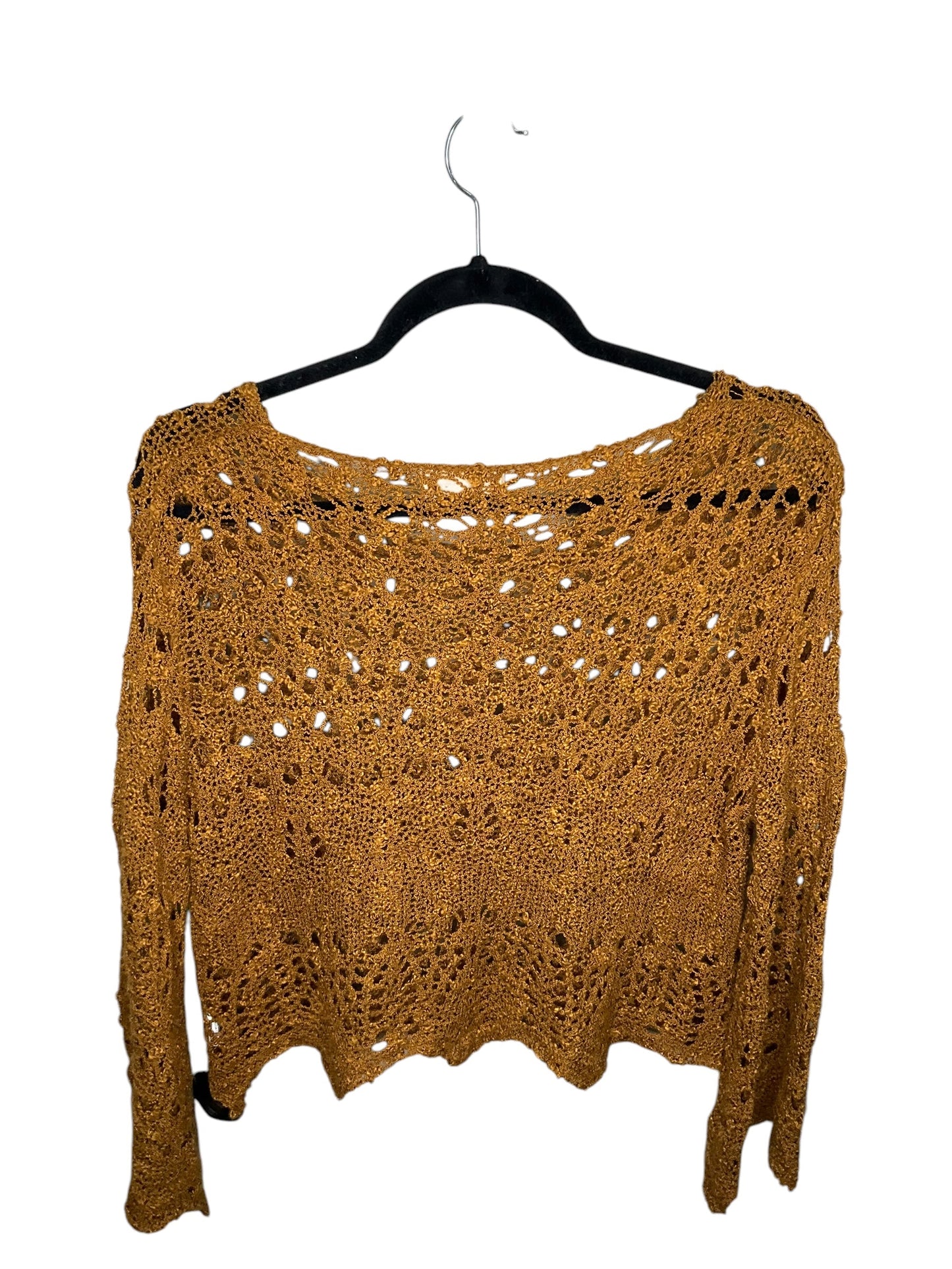 Top Long Sleeve By Altard State In Tan, Size: Xs