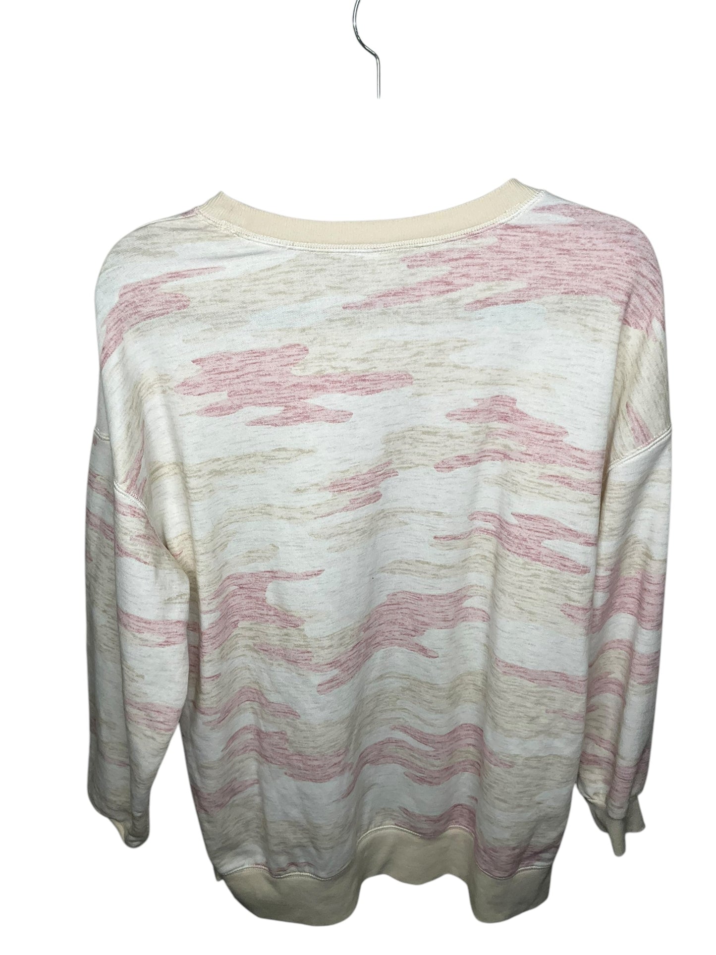 Athletic Sweatshirt Crewneck By Old Navy In Camouflage Print, Size: S