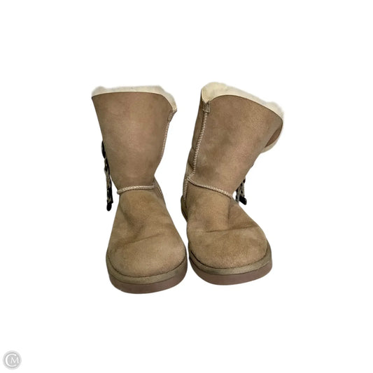 Boots Designer By Ugg In Beige, Size: 7