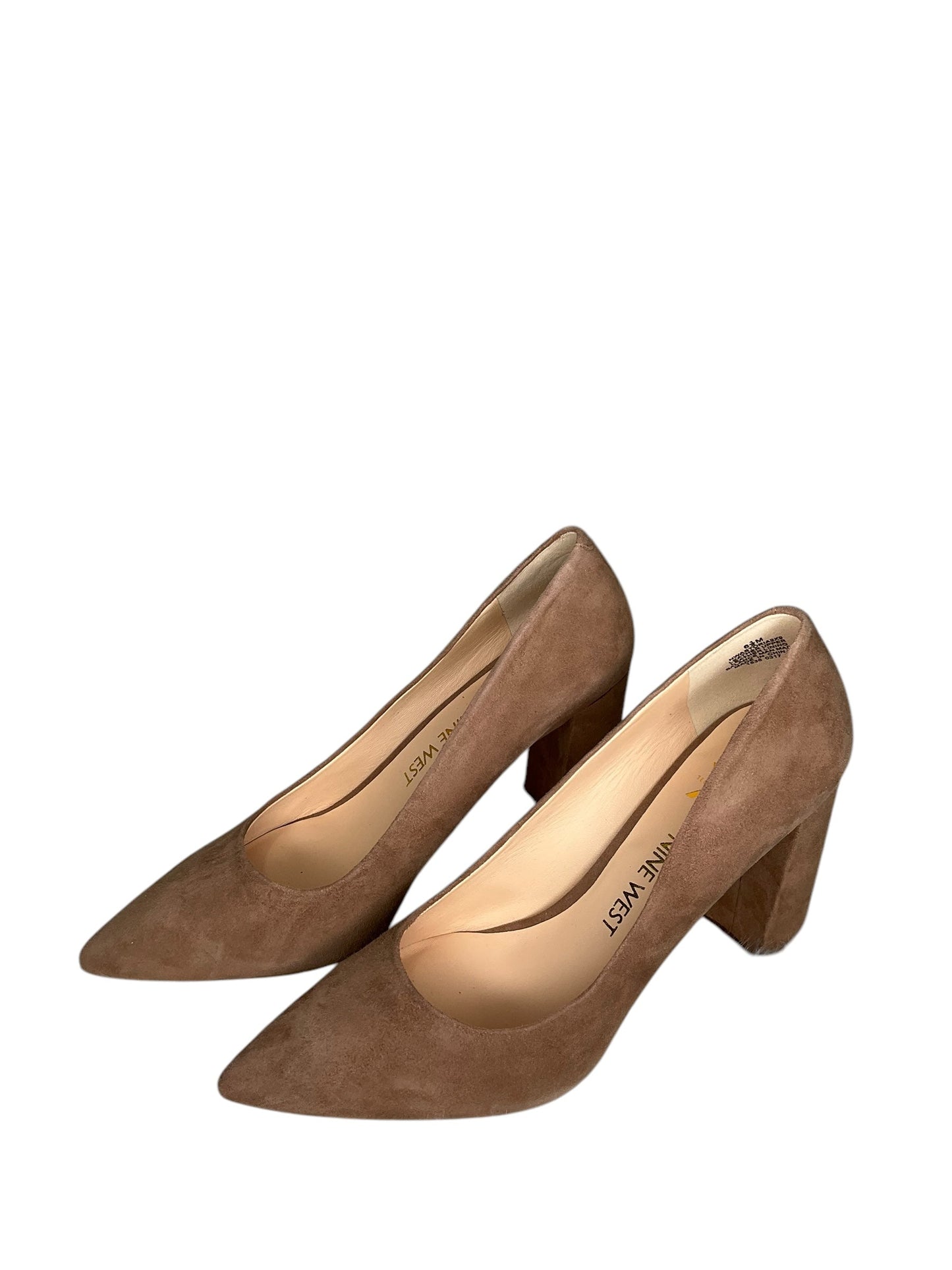 Shoes Heels Block By Nine West In Beige, Size: 6