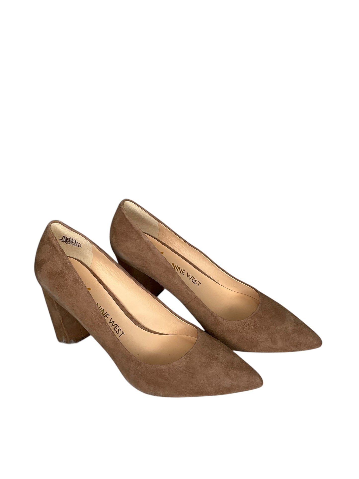 Shoes Heels Block By Nine West In Beige, Size: 6