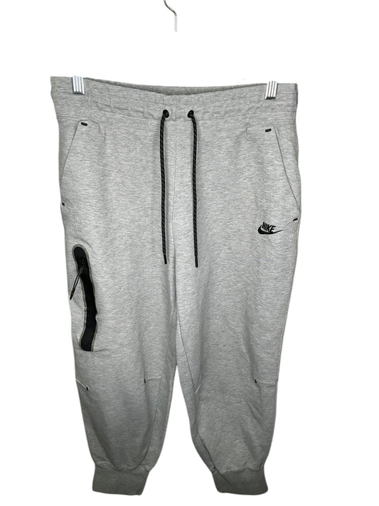 Athletic Pants By Nike In Grey, Size: M