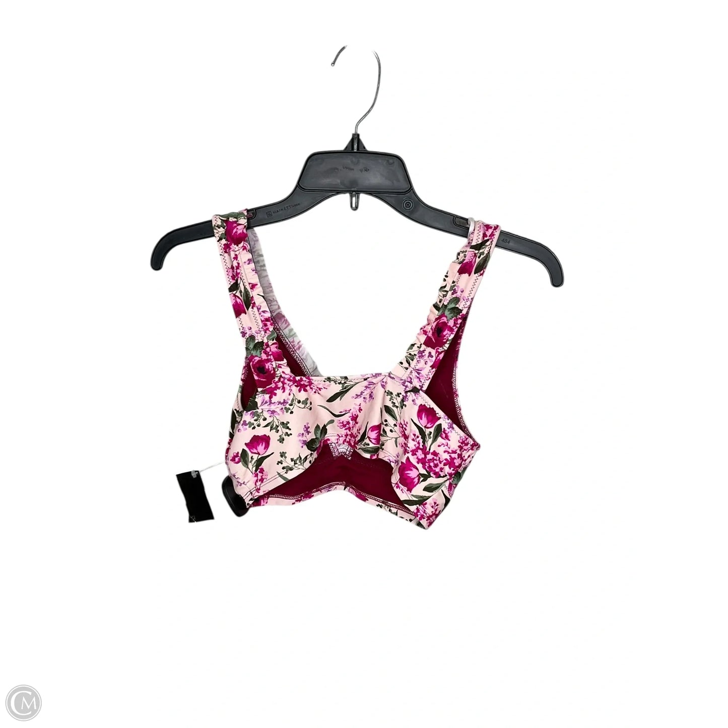 Swimsuit Top By Clothes Mentor In Floral Print, Size: M