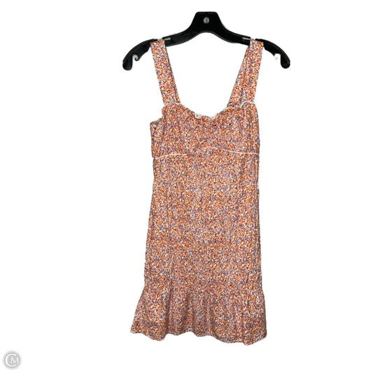 Dress Casual Short By Zara In Orange, Size: Xs