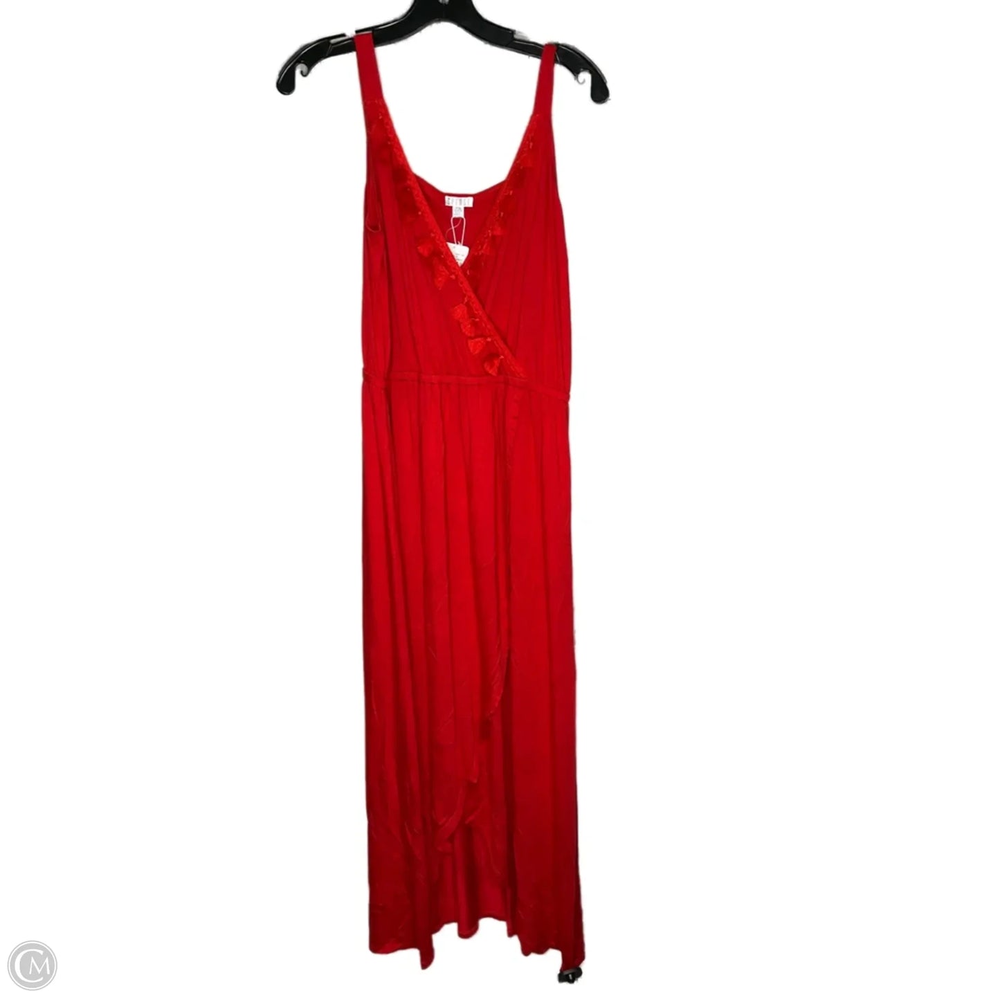Dress Casual Maxi By Spense In Red, Size: L