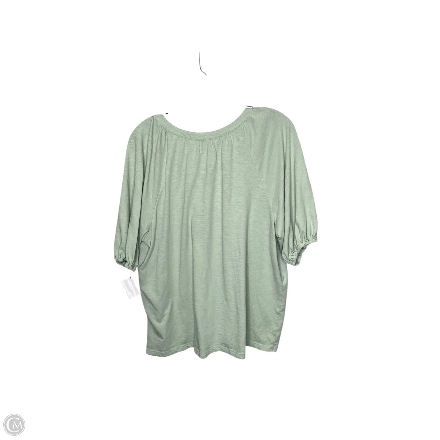 Top Short Sleeve By Wonderly In Green, Size: Xl