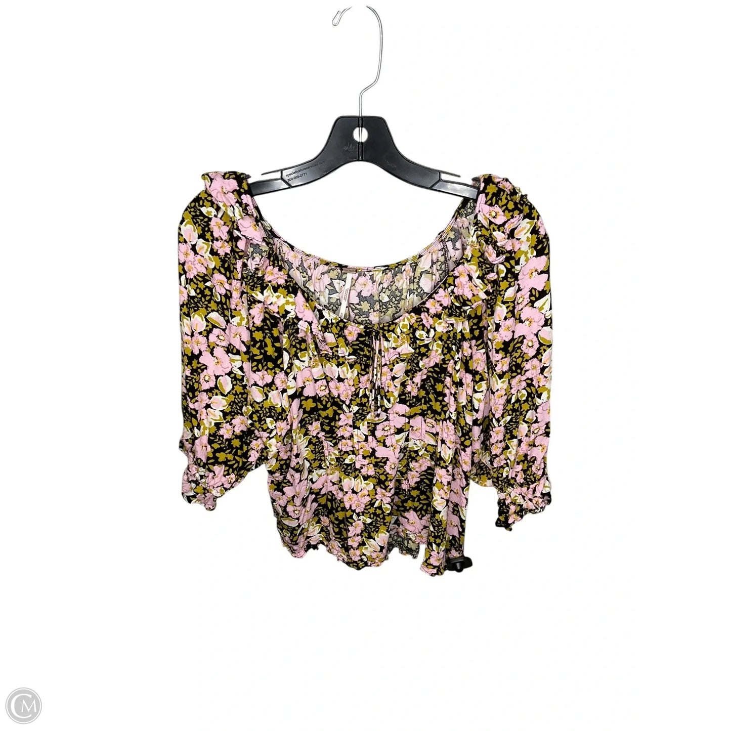 Top Long Sleeve By Free People In Multi-colored, Size: Xl