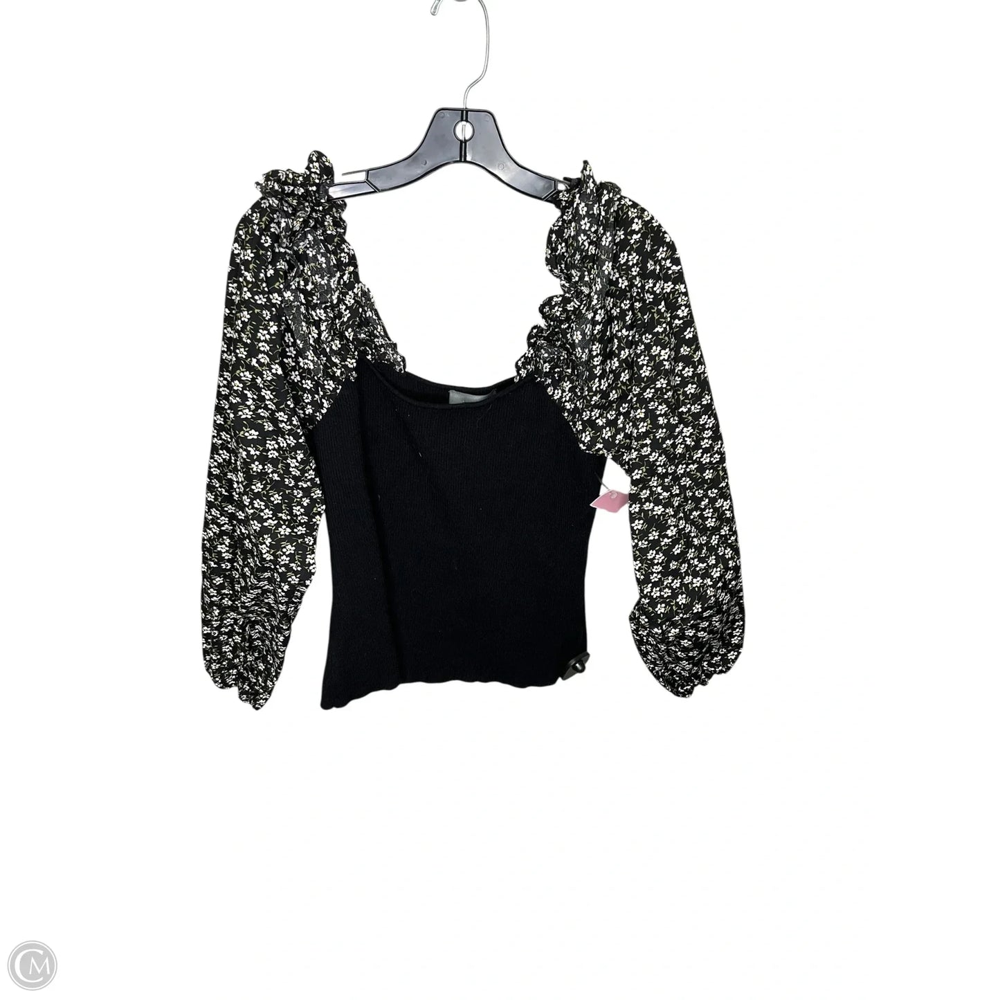 Top Long Sleeve By Anthropologie In Black, Size: Xl