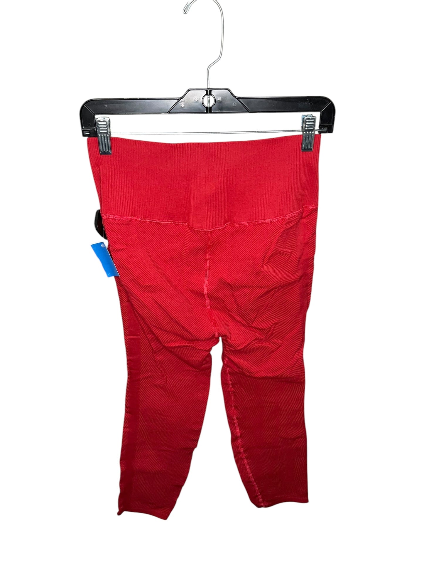 Athletic Leggings By Clothes Mentor In Red, Size: L