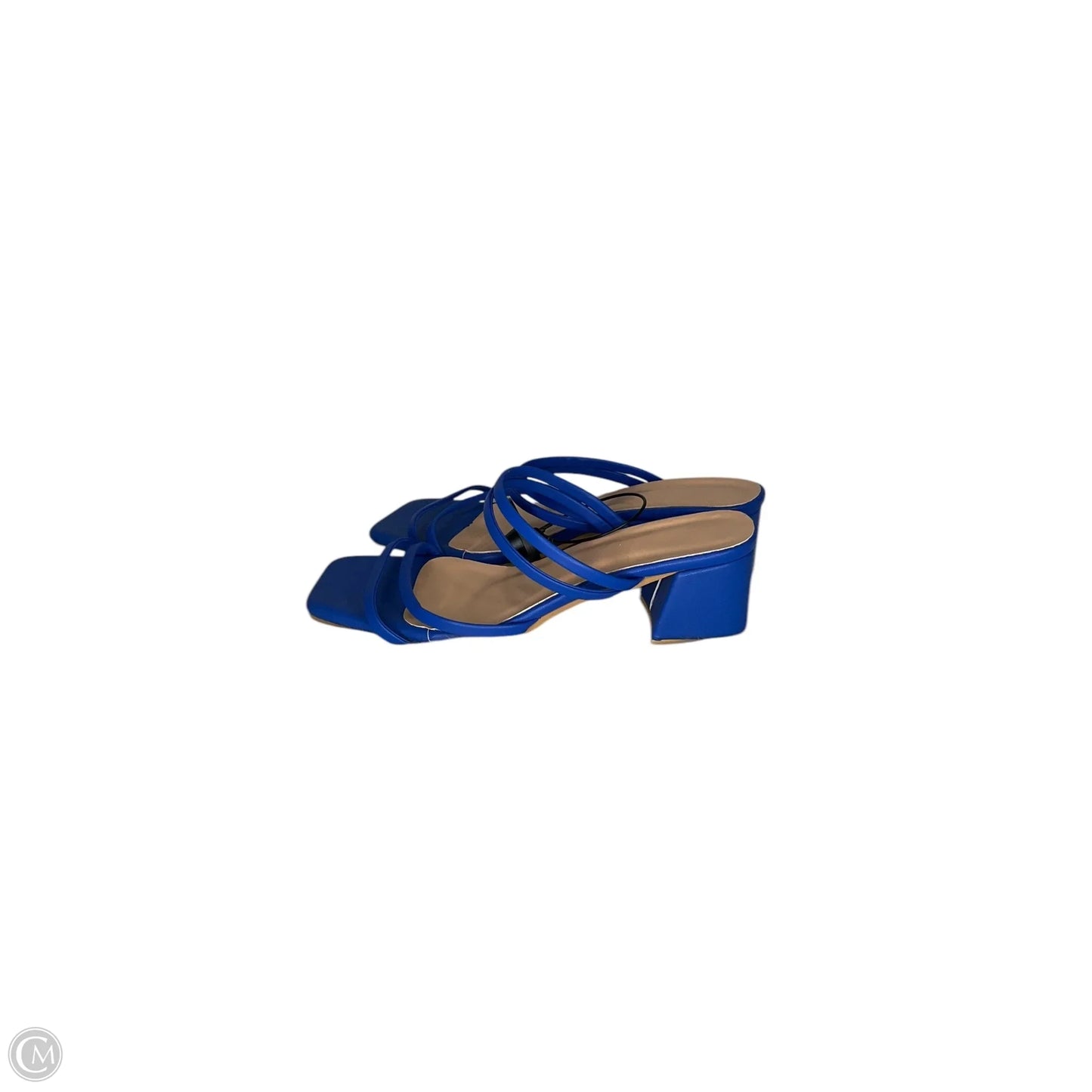 Shoes Heels Block By Clothes Mentor In Blue, Size: 8