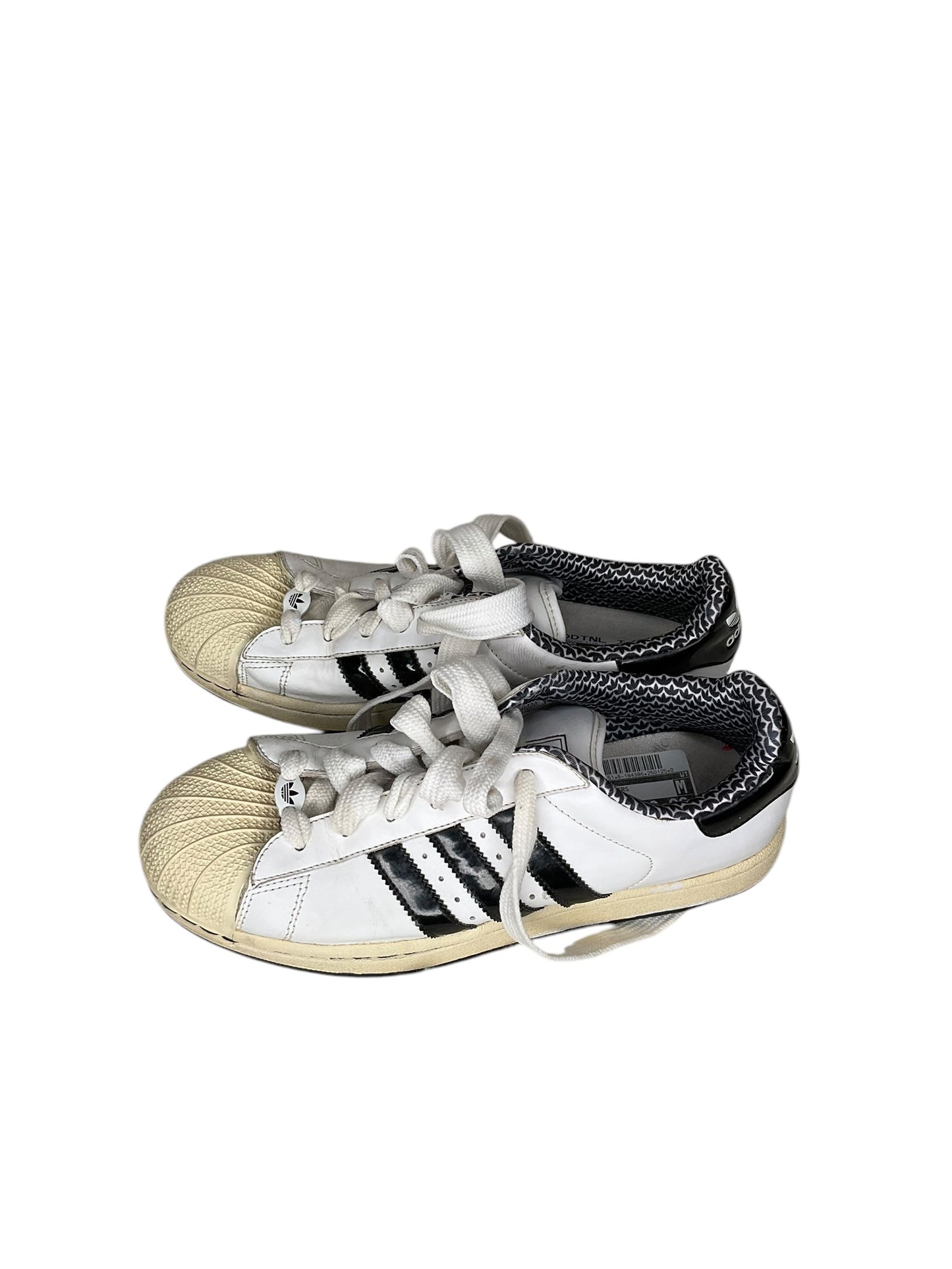 Shoes Sneakers By Adidas In Black & White, Size: 8.5