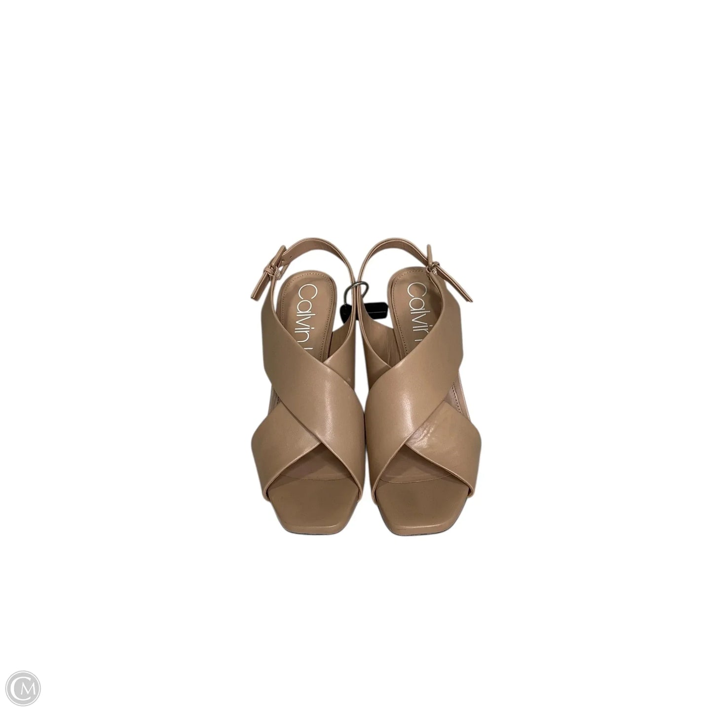 Shoes Heels Stiletto By Calvin Klein In Tan, Size: 11