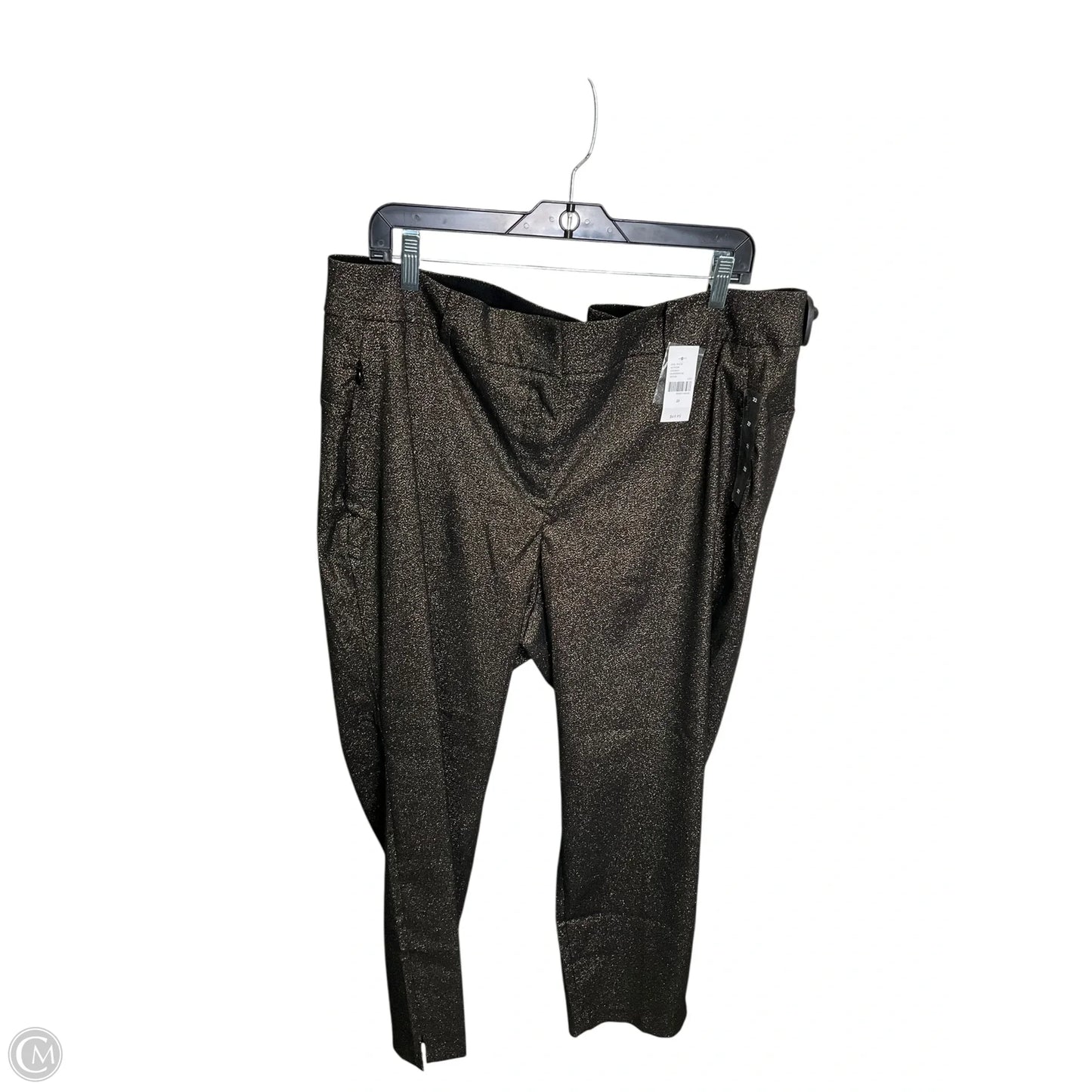 Pants Dress By Lane Bryant In Black & Gold, Size: 22