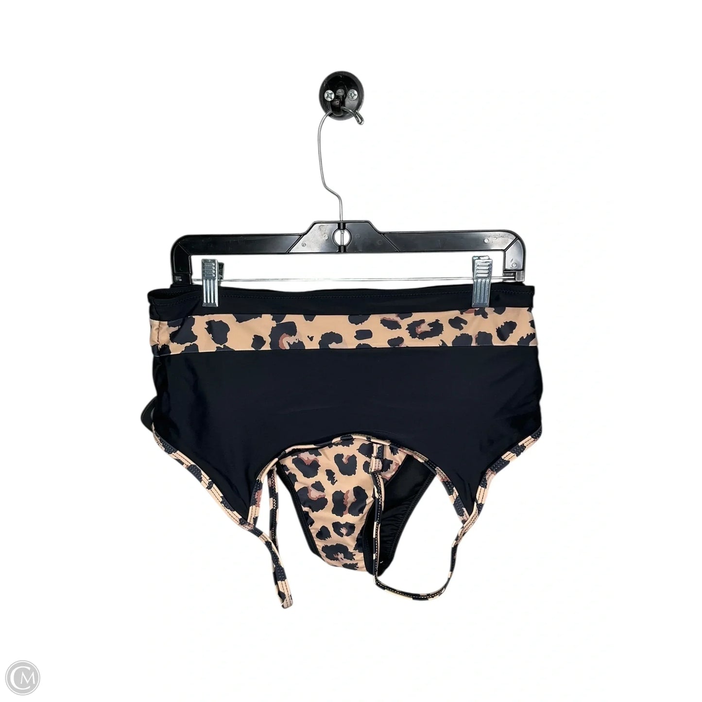 Swimsuit 2pc By Clothes Mentor In Leopard Print, Size: Xl