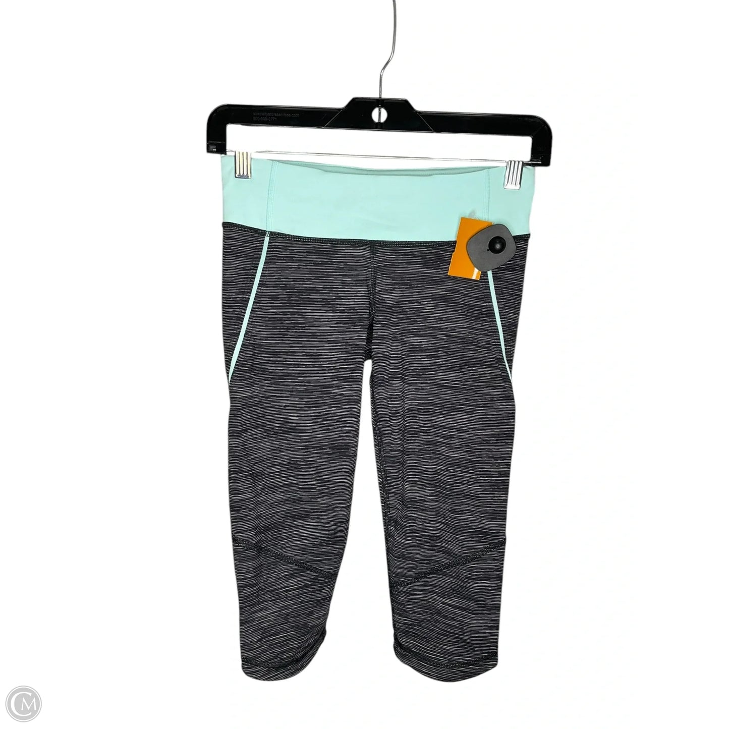 Athletic Capris By Lululemon In Grey, Size: 4