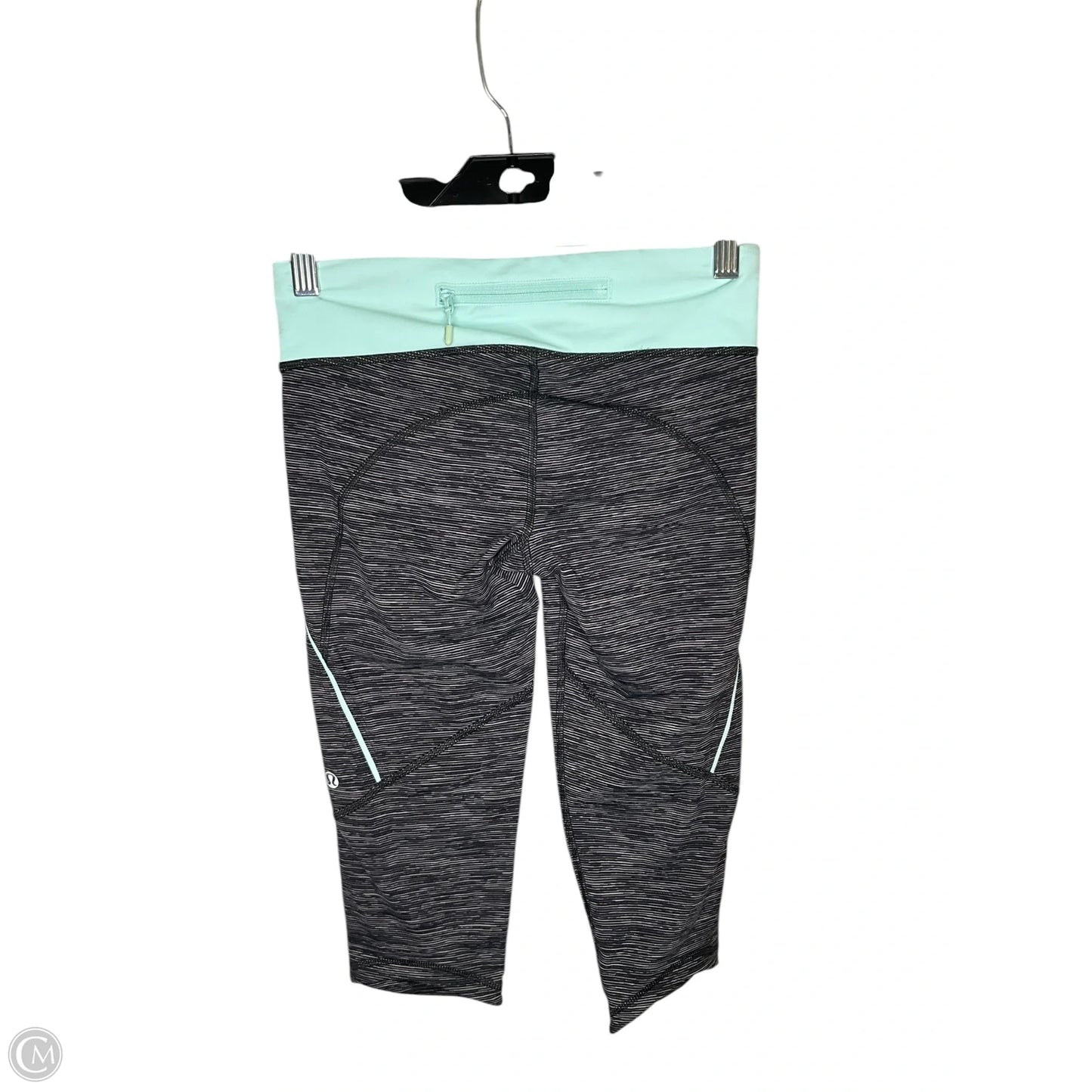 Athletic Capris By Lululemon In Grey, Size: 4