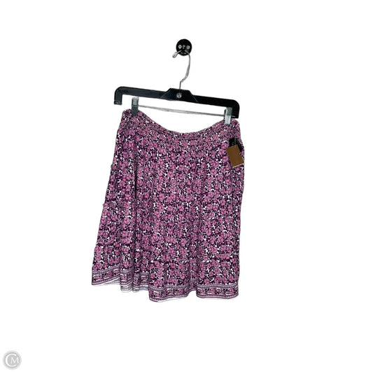 Skirt Mini & Short By Max Studio In Floral Print, Size: Xl