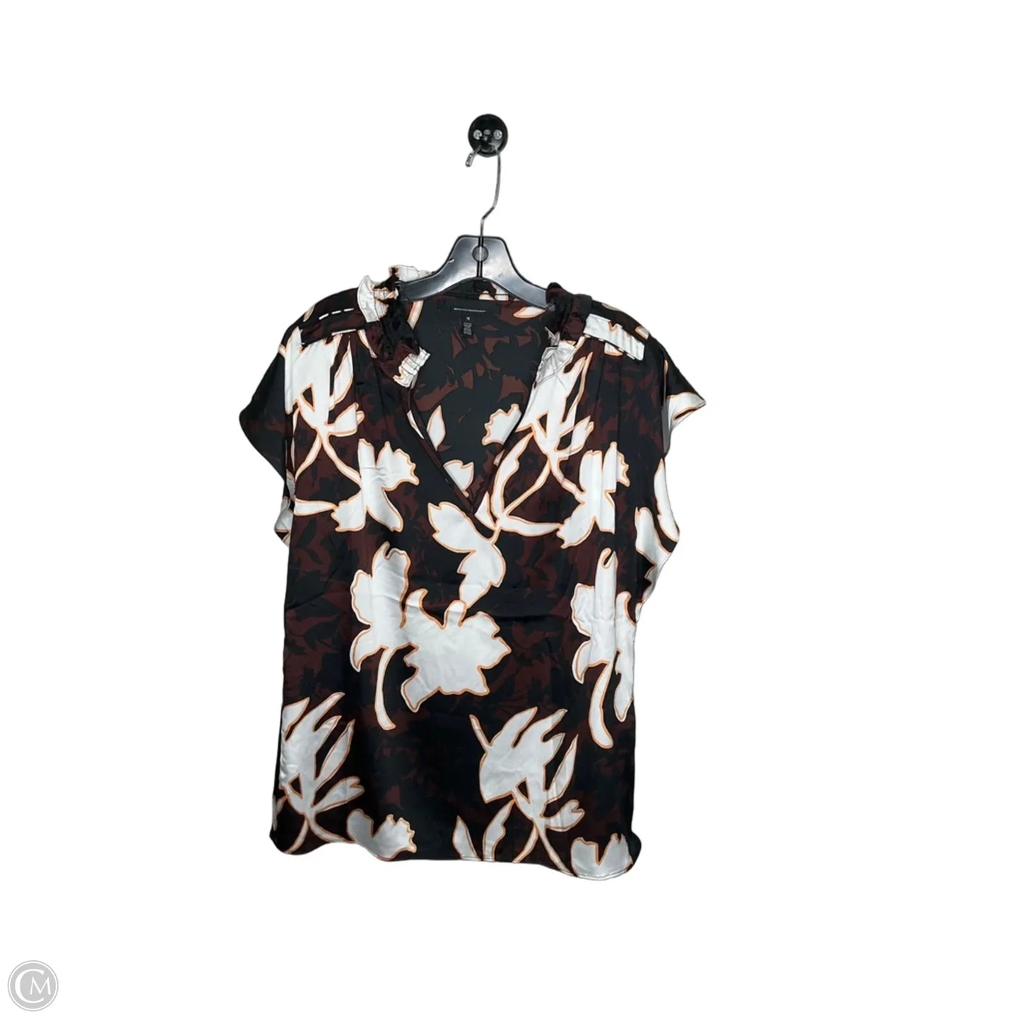 Top Sleeveless By White House Black Market In Floral Print, Size: M