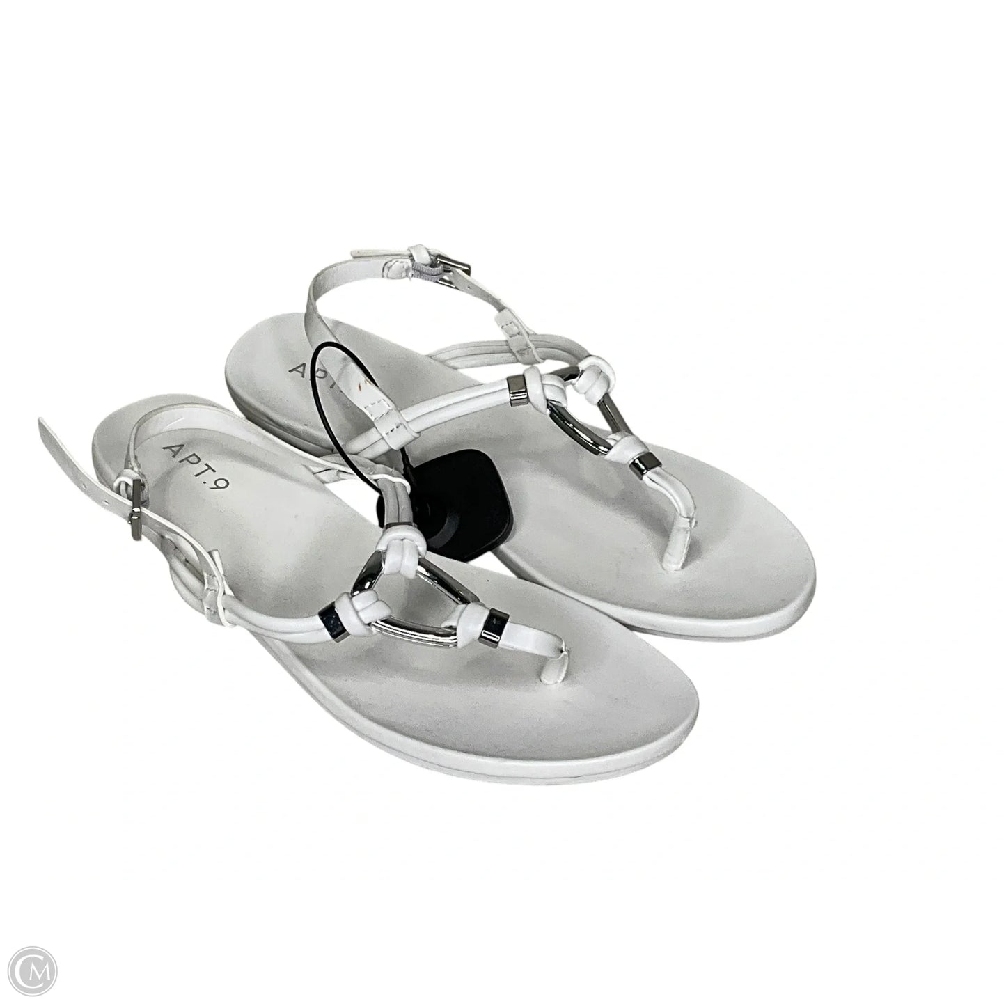 Sandals Flats By Apt 9 In White, Size: 7.5