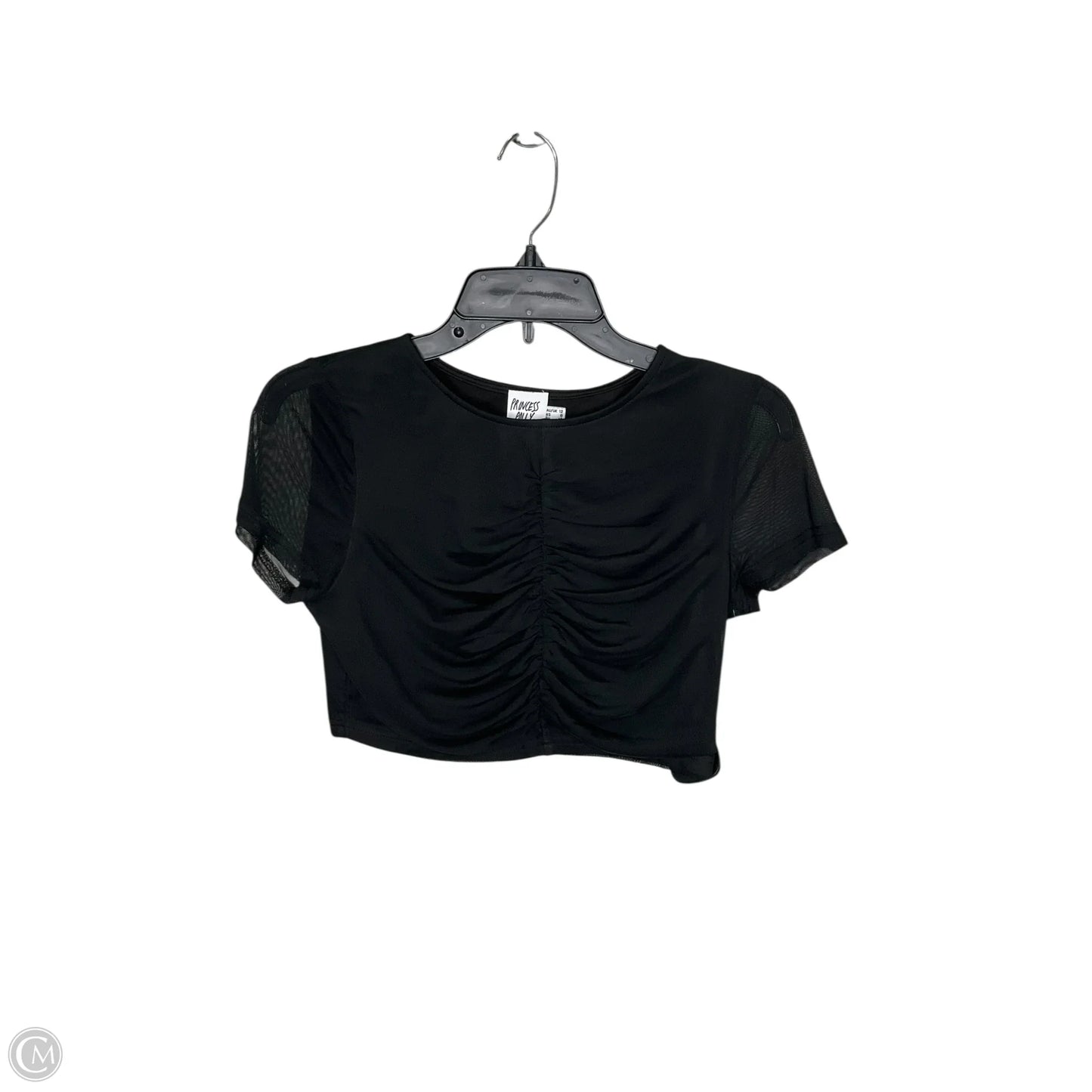 Top Short Sleeve By Clothes Mentor In Black, Size: 8
