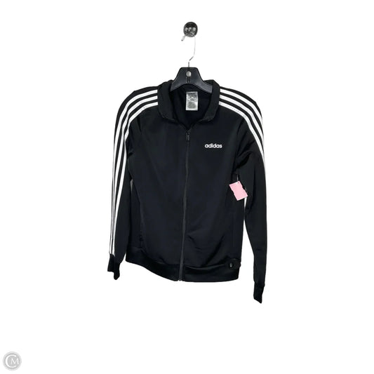 Athletic Jacket By Adidas In Black, Size: S