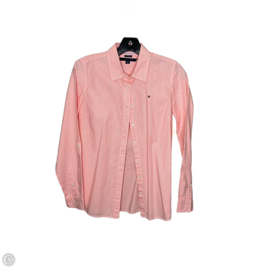 Top Long Sleeve By Tommy Hilfiger In Orange, Size: Xs