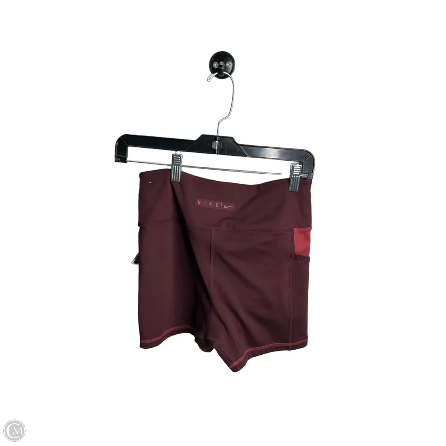 Shorts By Nike Apparel In Maroon, Size: S