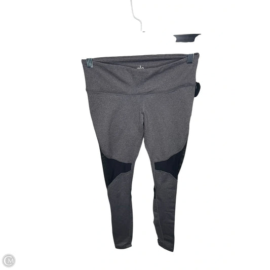 Athletic Leggings By Alo In Grey, Size: Xs