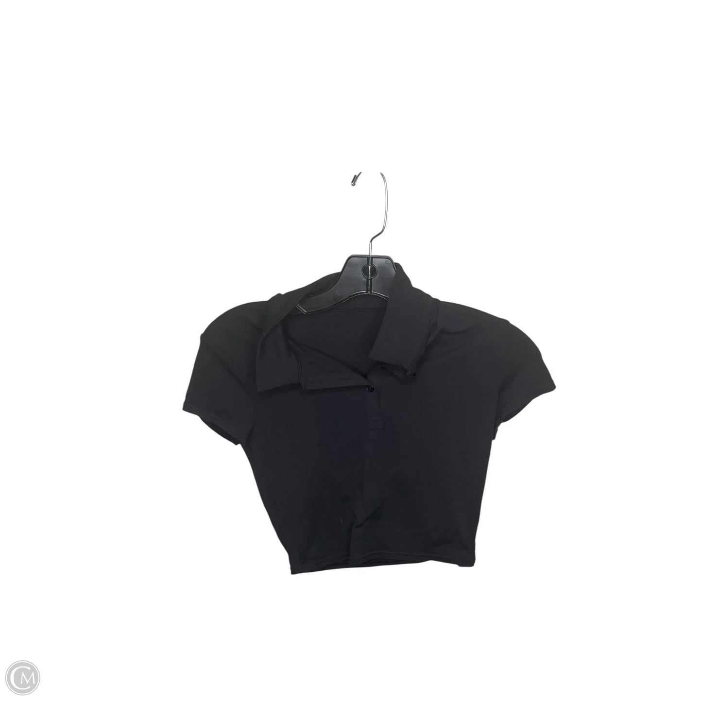 Athletic Top Short Sleeve By Alo In Black, Size: Xs
