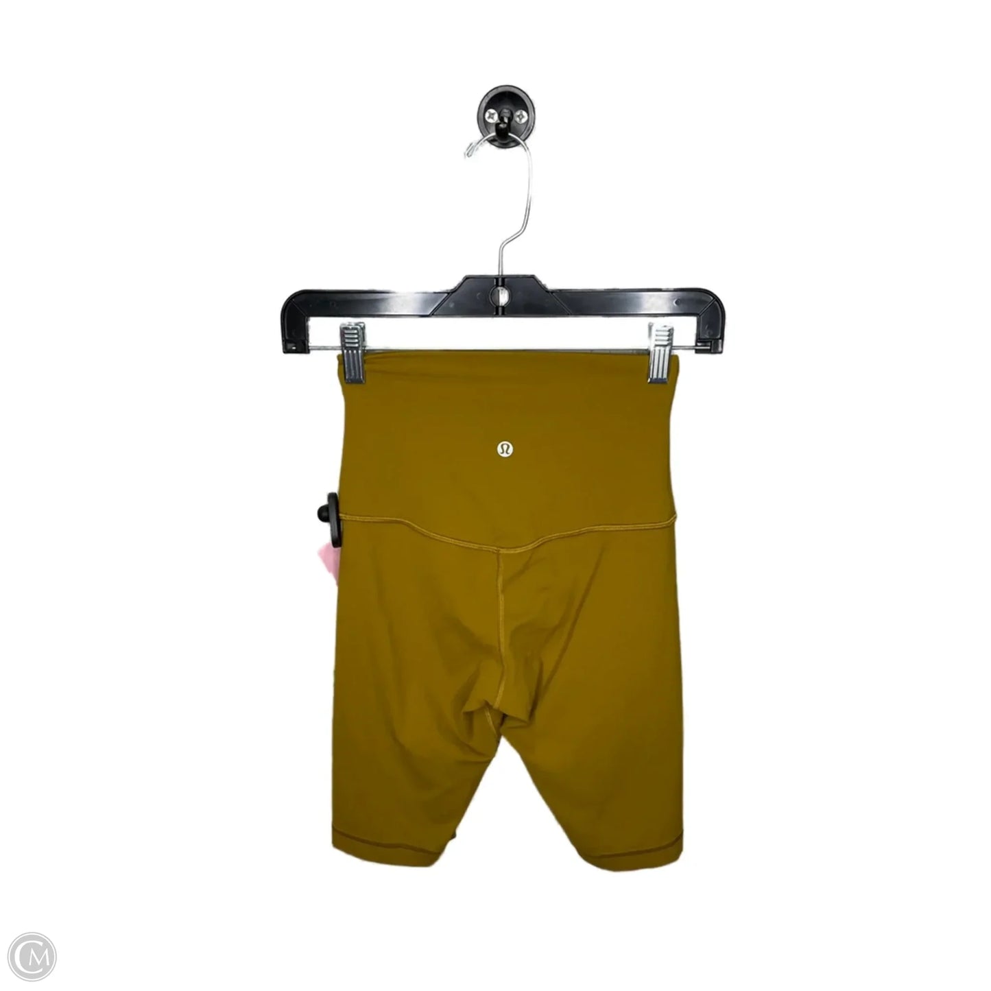 Athletic Shorts By Lululemon In Yellow, Size: 4