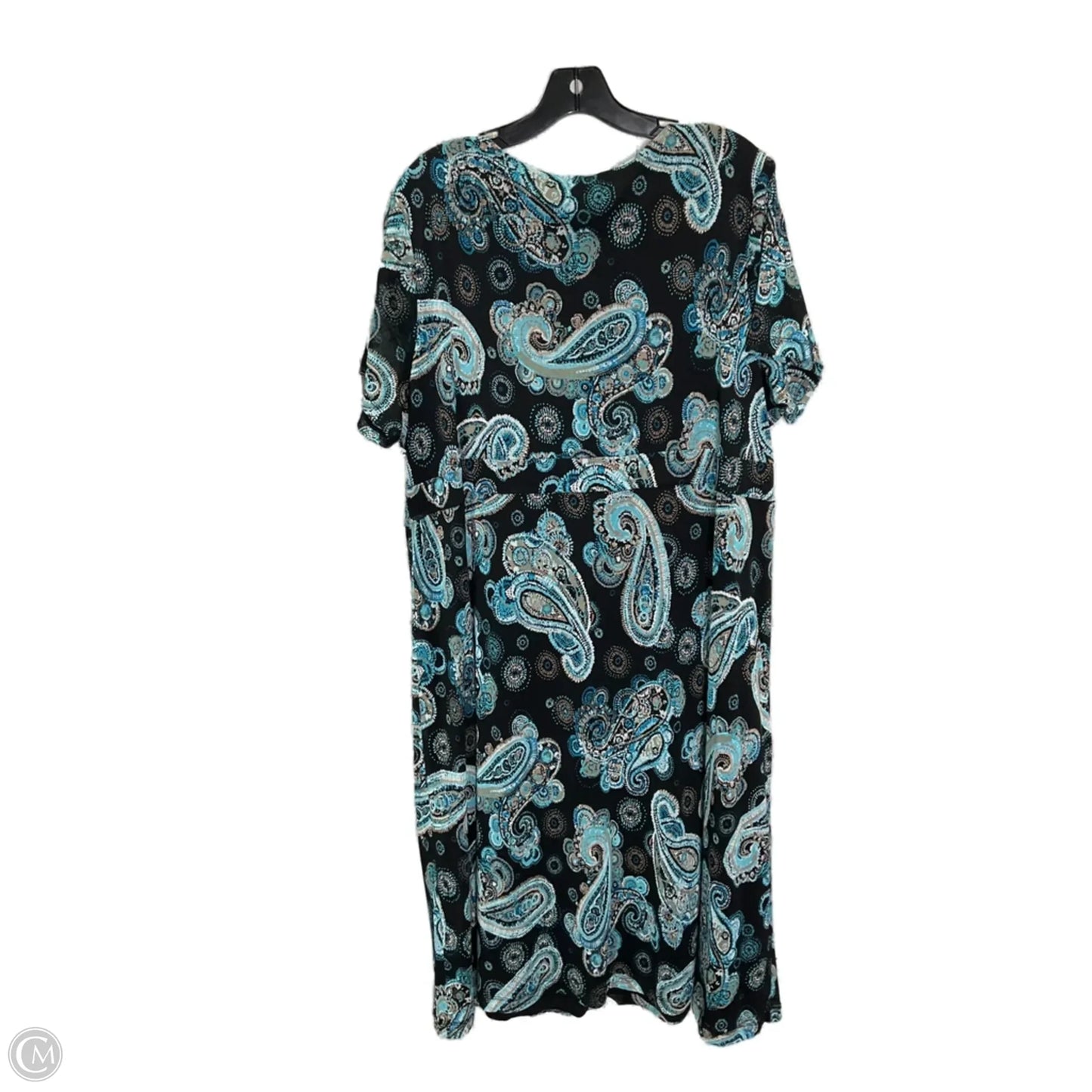 Dress Casual Maxi By Croft And Barrow In Paisley Print, Size: 2x