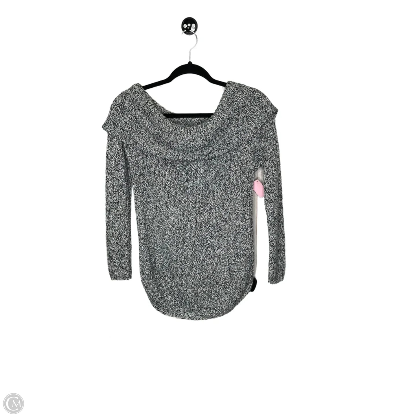 Sweater By Clothes Mentor In Black & White, Size: S