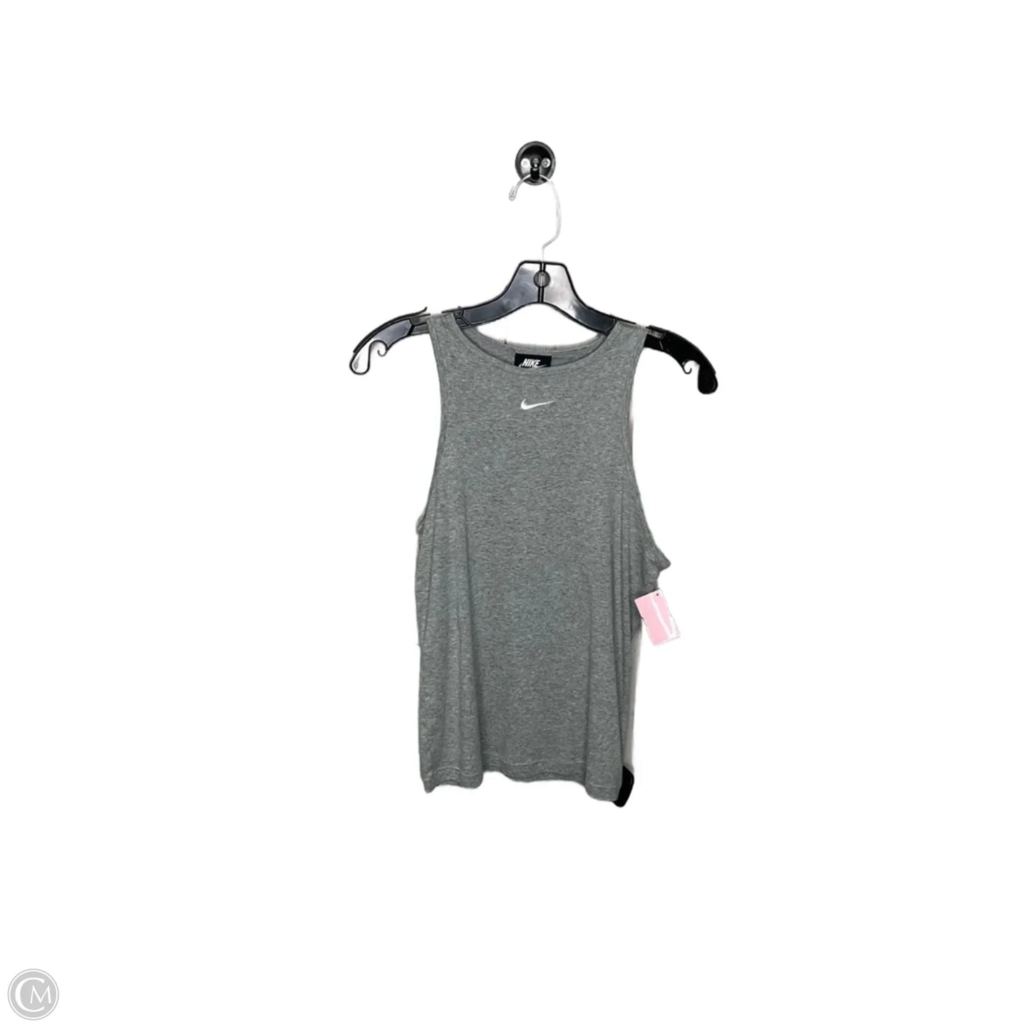 Athletic Tank Top By Nike In Grey, Size: M