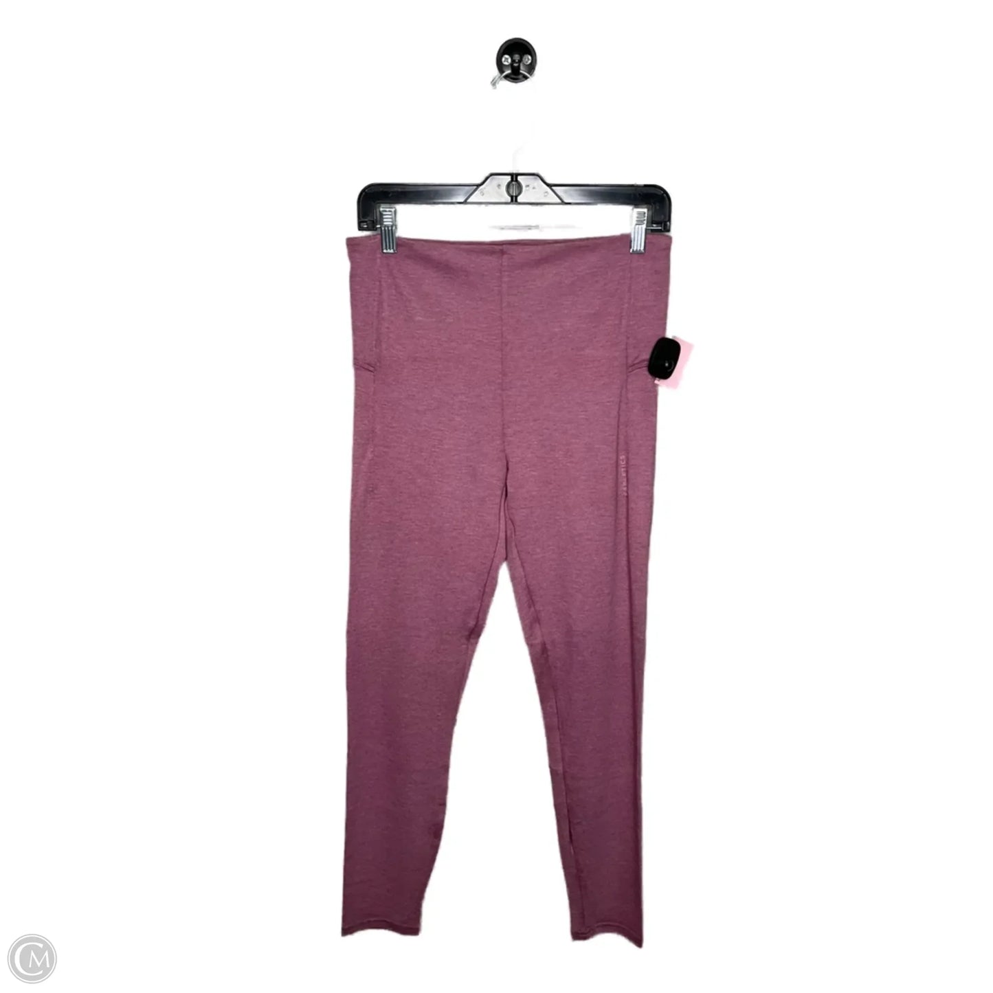 Athletic Leggings By Fabletics In Mauve, Size: L