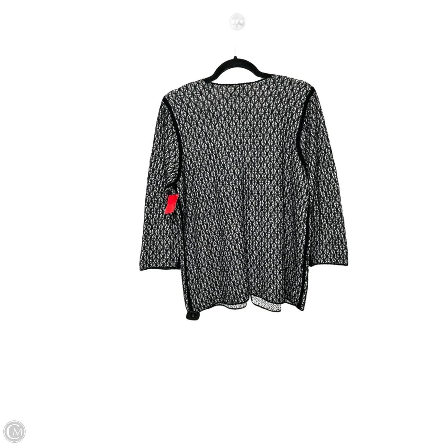 Shawl By Dana Buchman In Black & White, Size: L