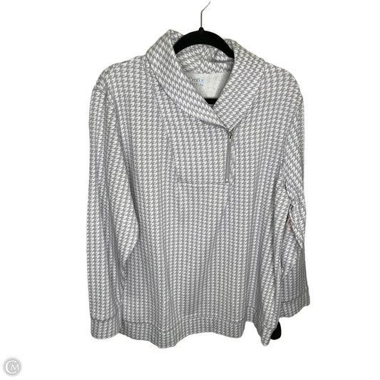 Sweater By Croft And Barrow In Purple, Size: 1x