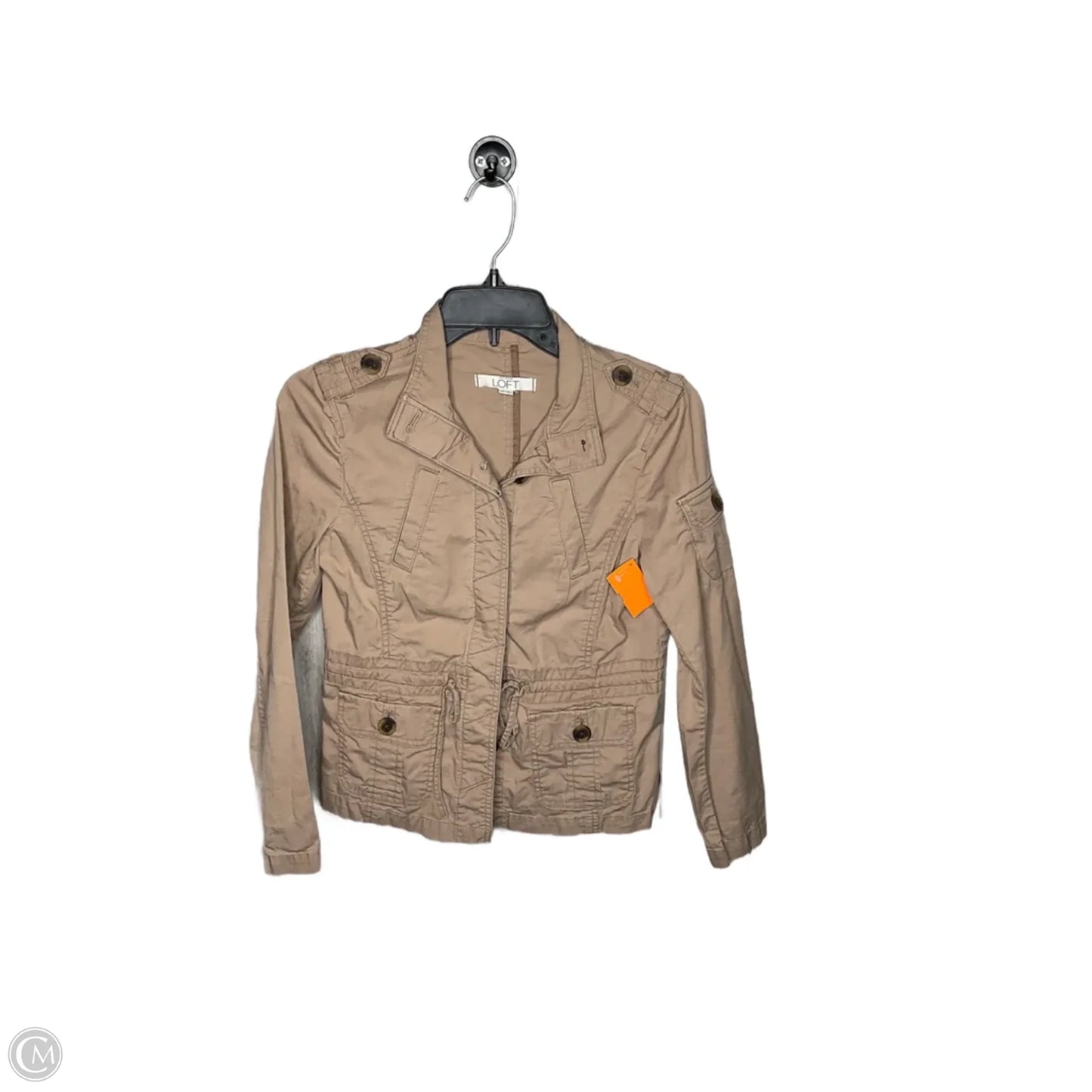 Jacket Other By Loft In Tan, Size: Xs