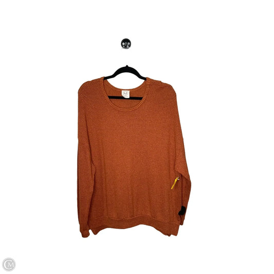 Sweater By Fantastic Fawn In Orange, Size: M
