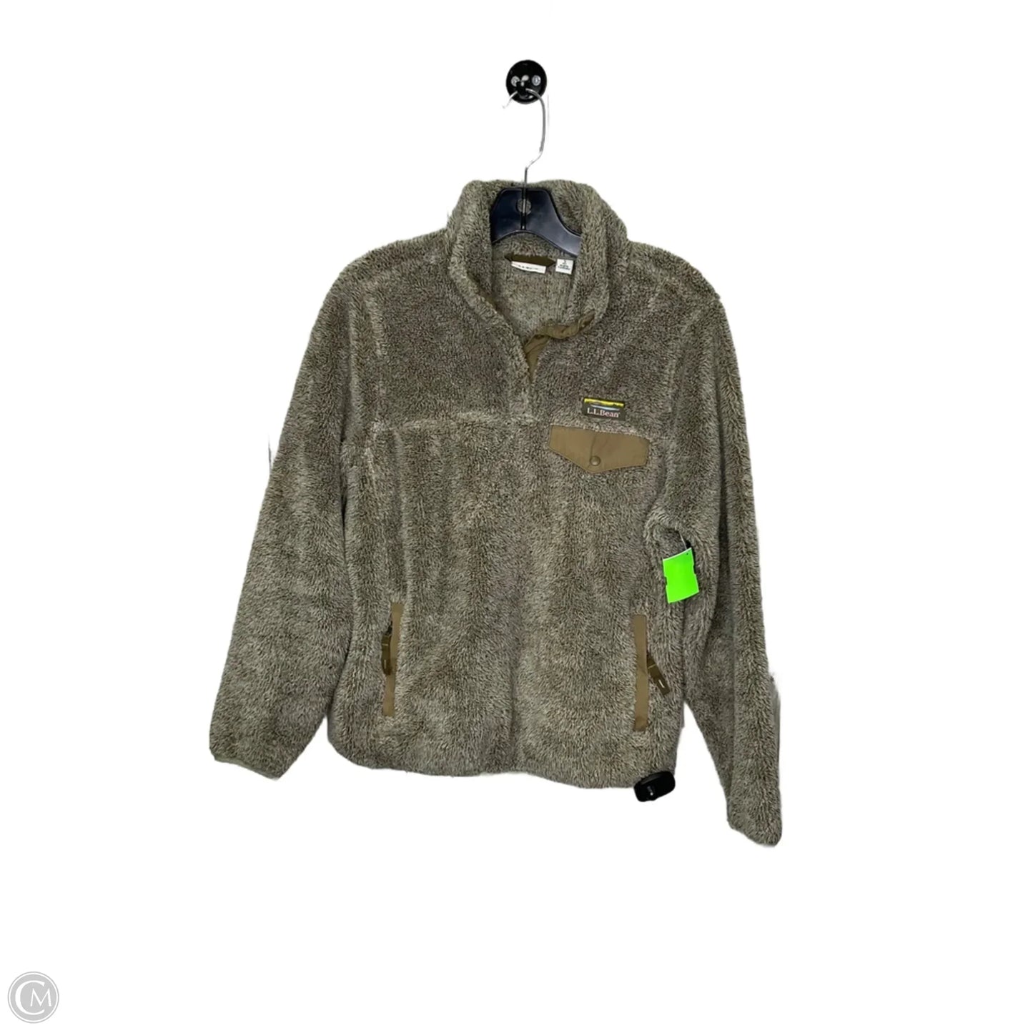 Athletic Top Long Sleeve Crewneck By L.l. Bean In Green, Size: S