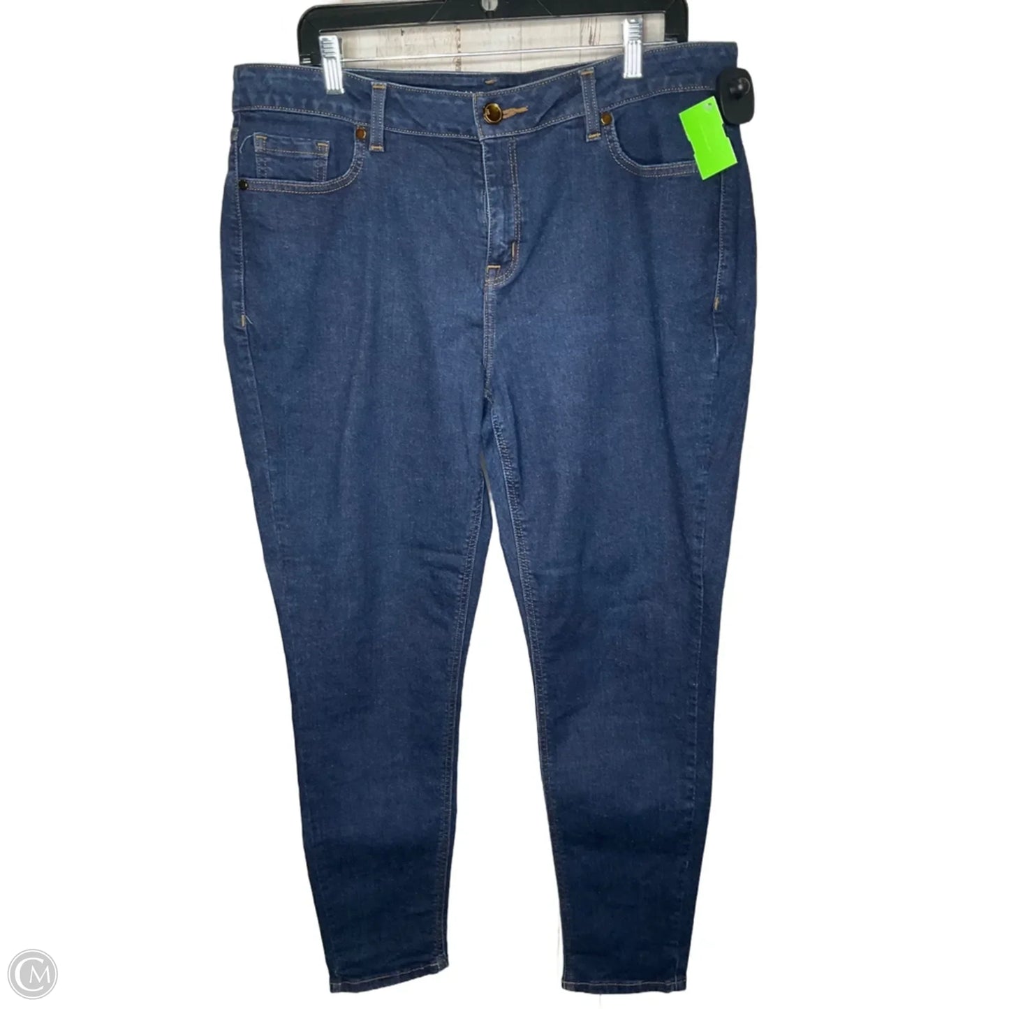 Jeans Skinny By Lane Bryant In Blue Denim, Size: 16